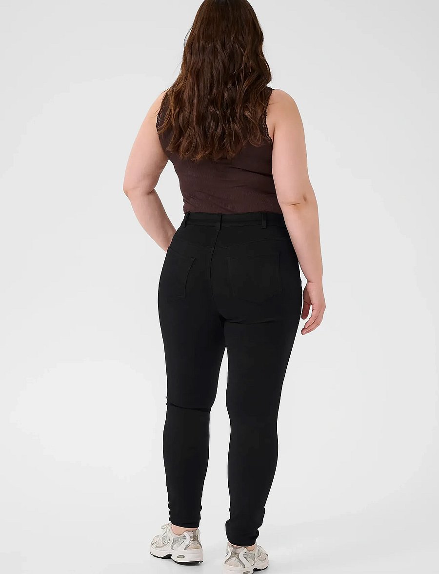 Kaffe Curve - KClena Slim Jeans - slim-fit-jeans - black deep - 4
