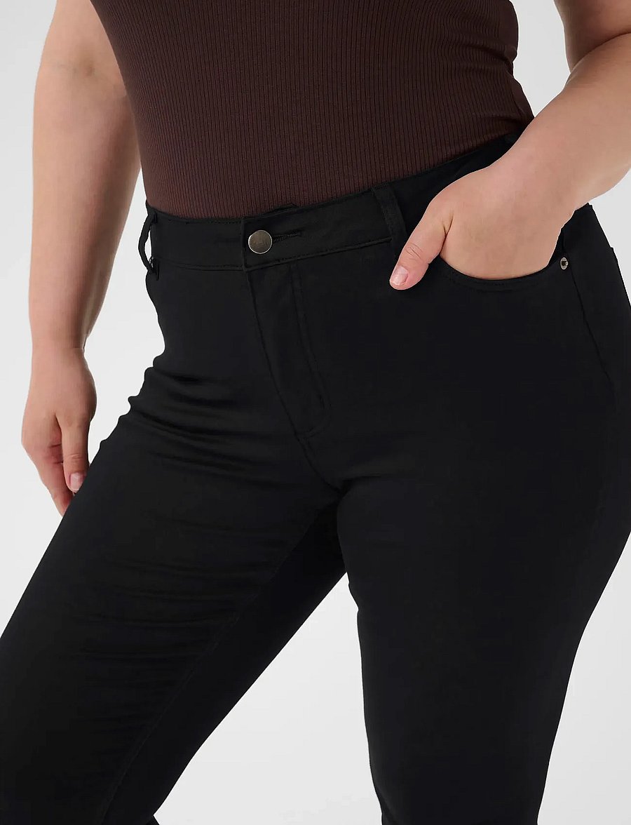 Kaffe Curve - KClena Slim Jeans - slim-fit-jeans - black deep - 5