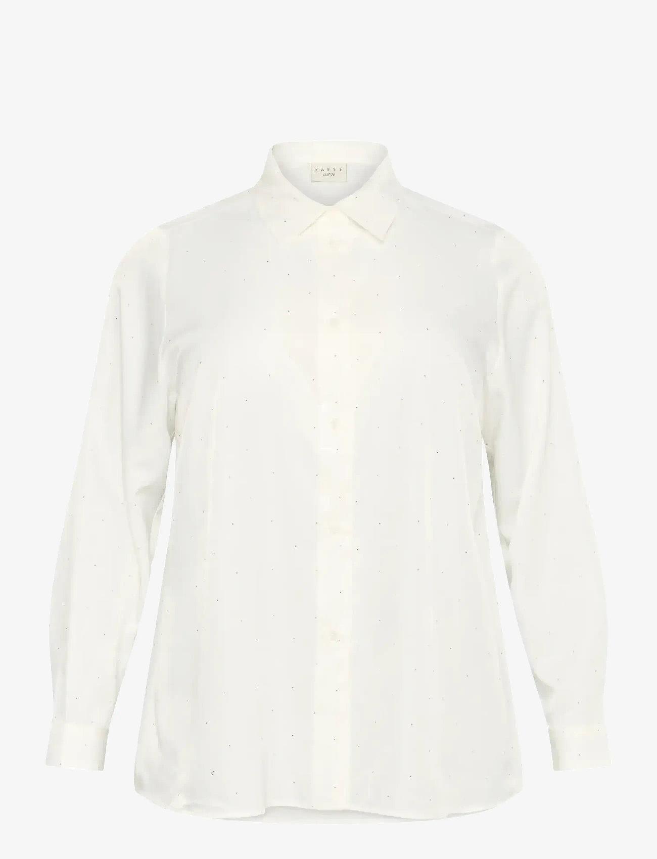 Kaffe Curve - KCada Shirt - pikkade varrukatega särgid - chalk - 1