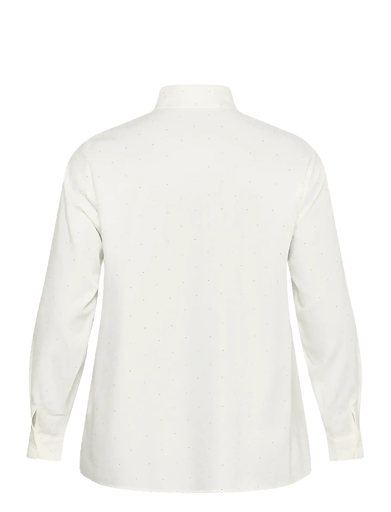 Kaffe Curve - KCada Shirt - pitkähihaiset kauluspaidat - chalk - 2