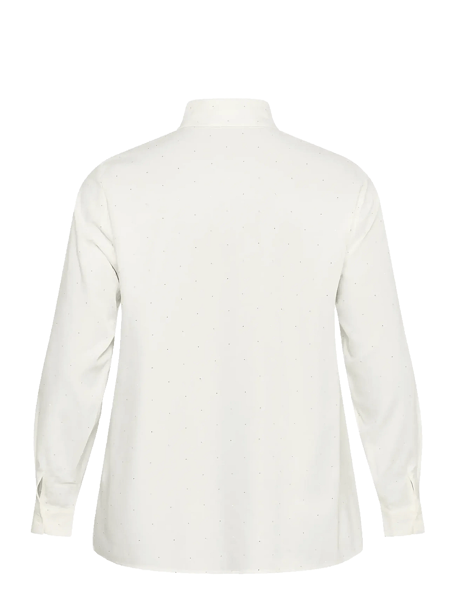 Kaffe Curve - KCada Shirt - pitkähihaiset kauluspaidat - chalk - 2