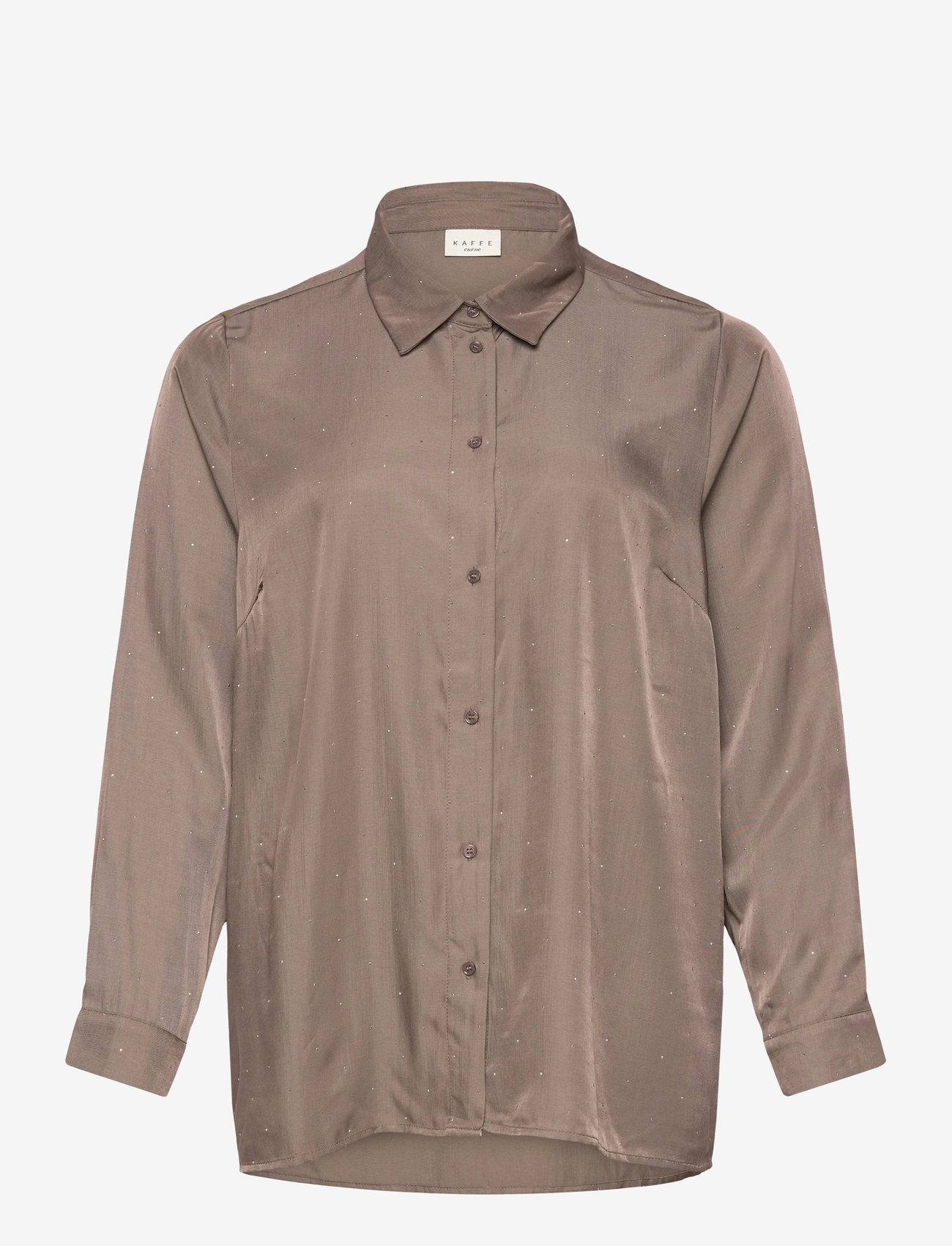 Kaffe Curve - KCada Shirt - langärmlige hemden - morel - 0