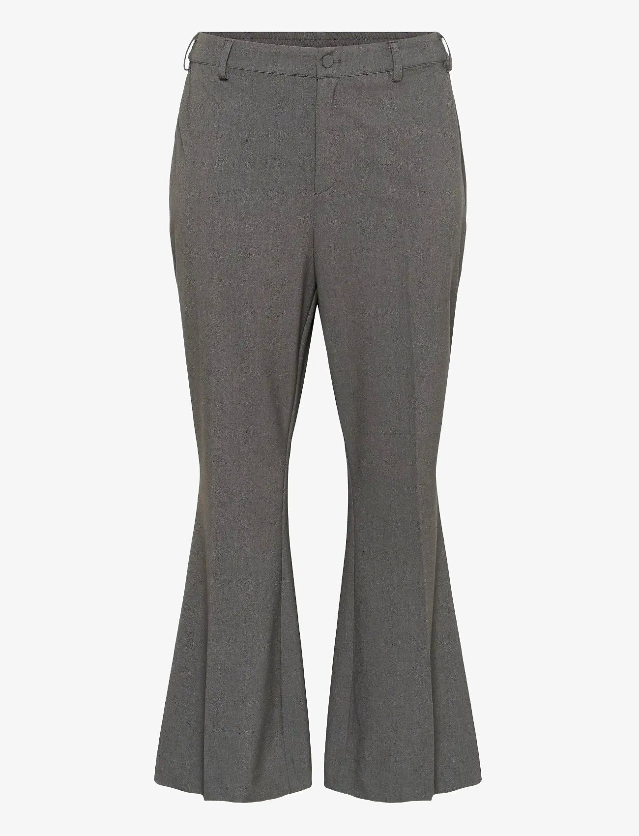 Kaffe Curve - KColia Long Pants - habitbukser - grey melange - 0