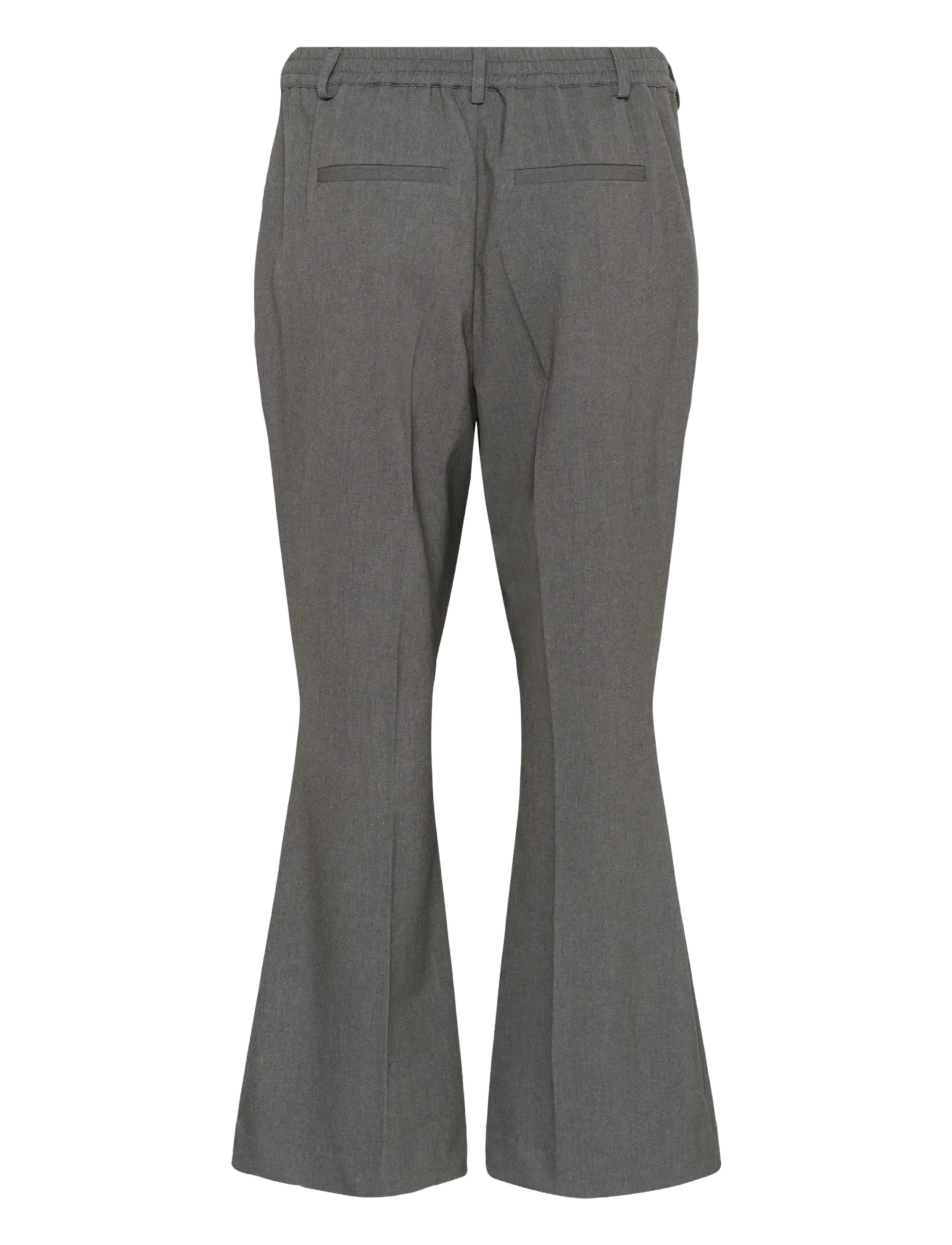 Kaffe Curve - KColia Long Pants - vakarėlių drabužiai išparduotuvių kainomis - grey melange - 2