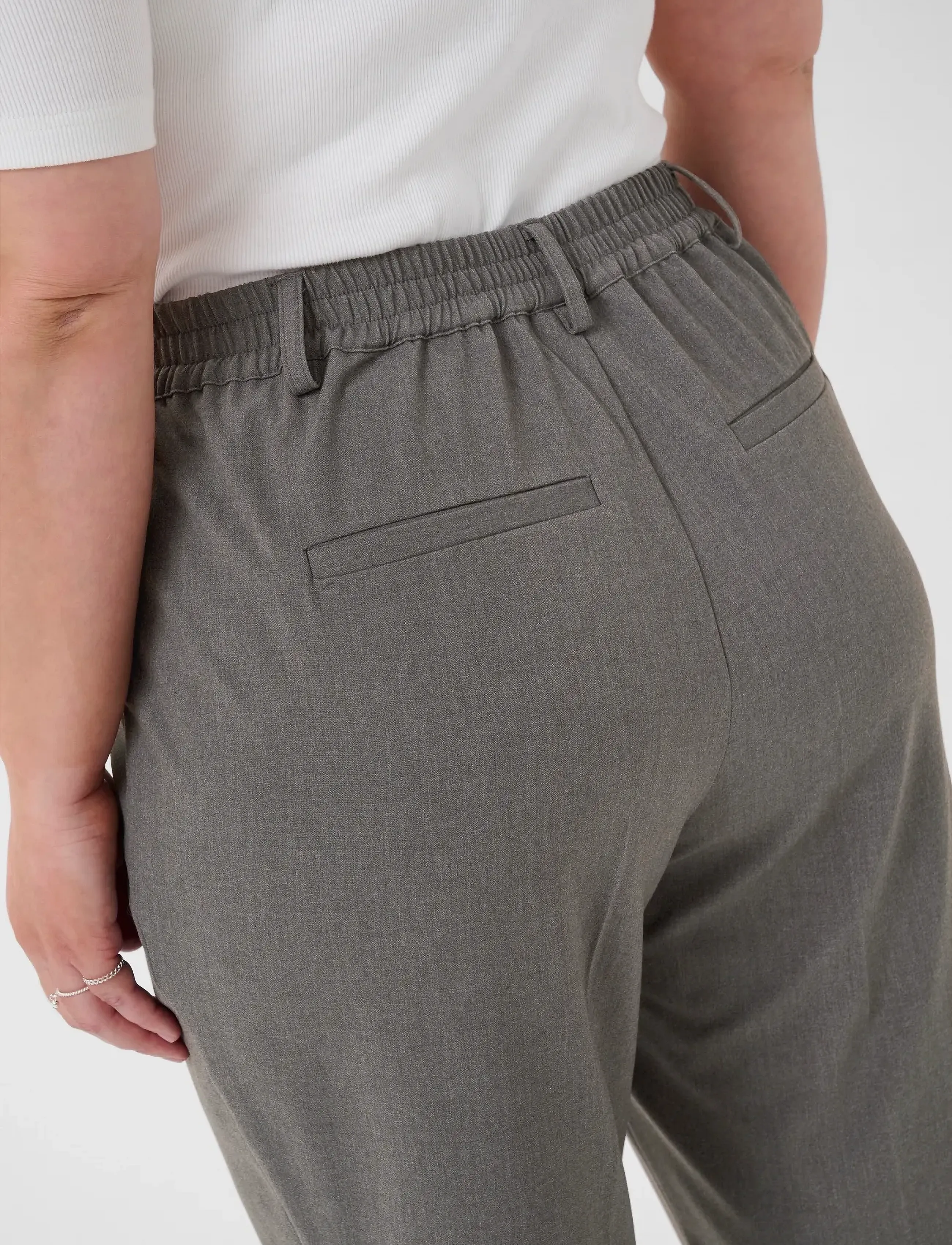 KAFFE CURVE Kcolia Long Pants cargobyxor dam – bild 4