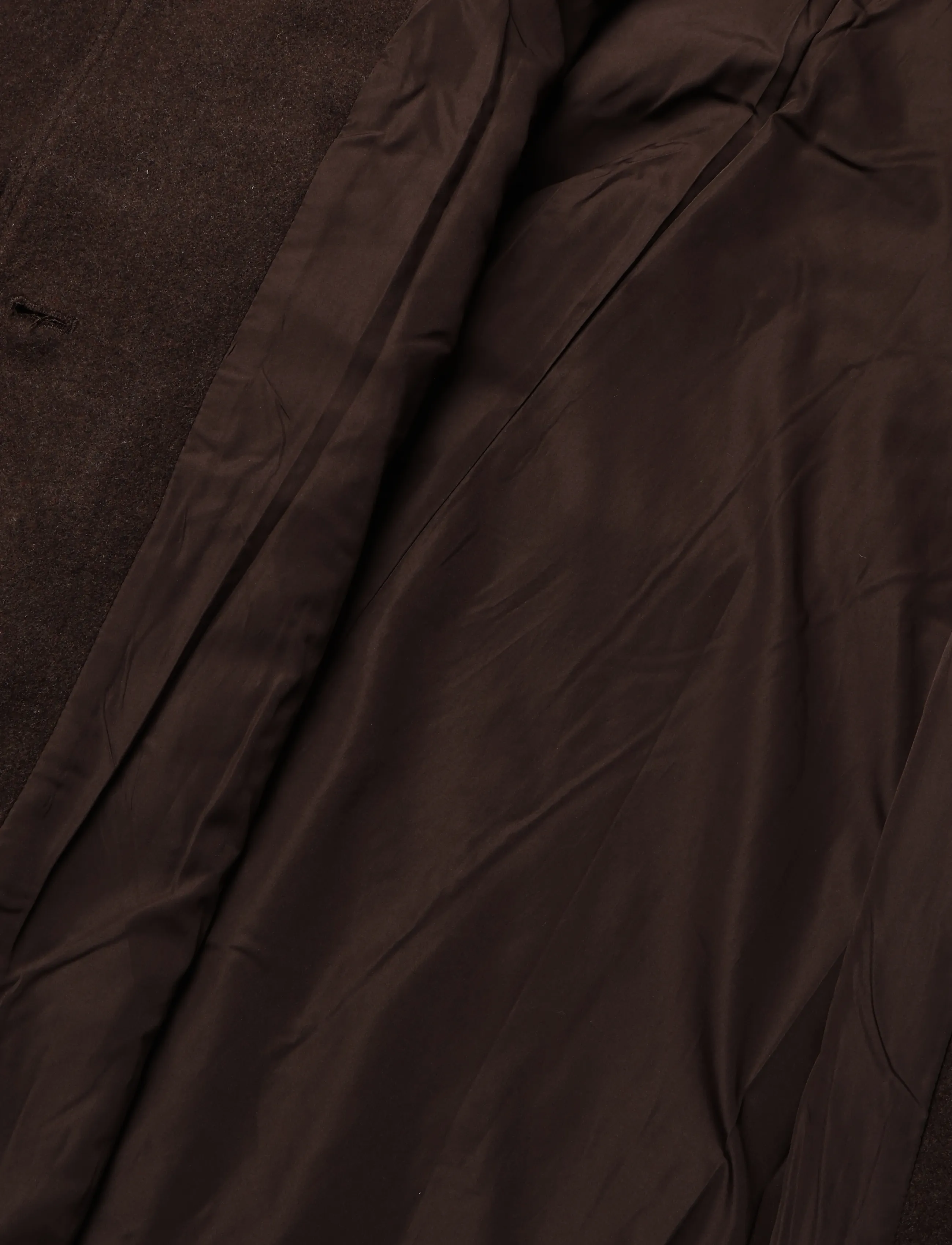 Kaffe Curve - KCnanny Long Coat - talvejoped - chocolate brown - 4