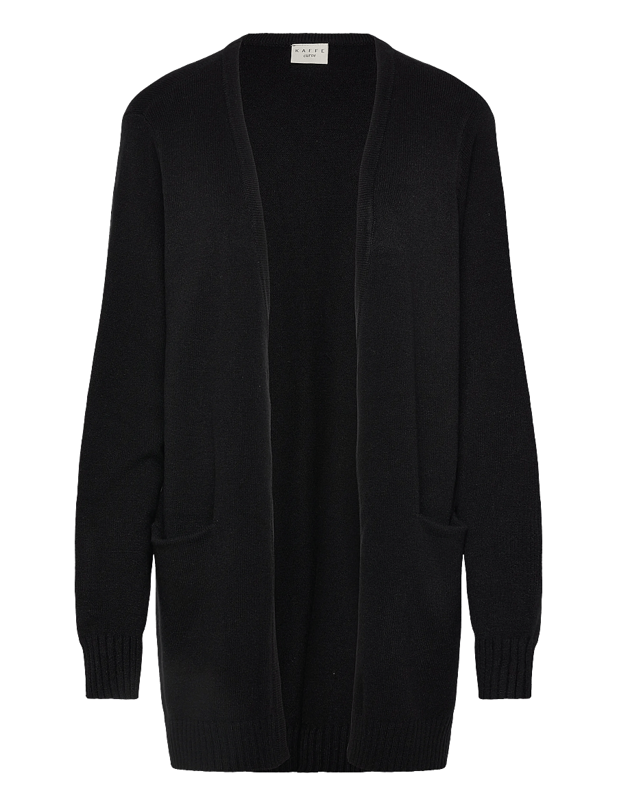 Kaffe Curve - KCalianna Knit Cardigan - strickjacken - black deep - 0