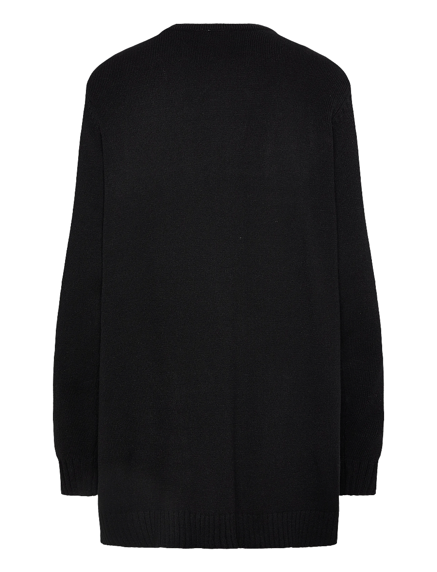 Kaffe Curve - KCalianna Knit Cardigan - cardigans - black deep - 1