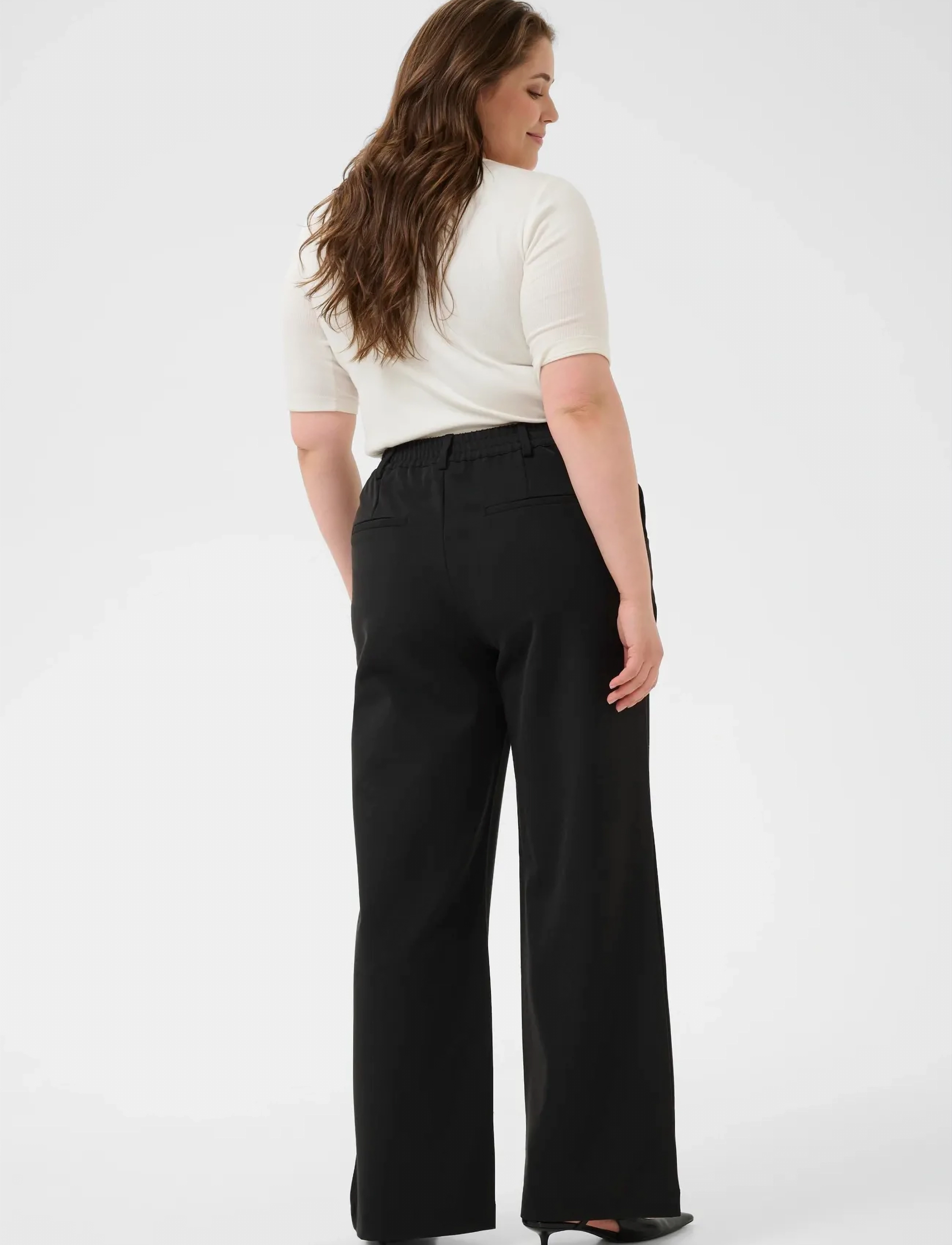 Kaffe Curve - KChalley Pants - black deep - 4
