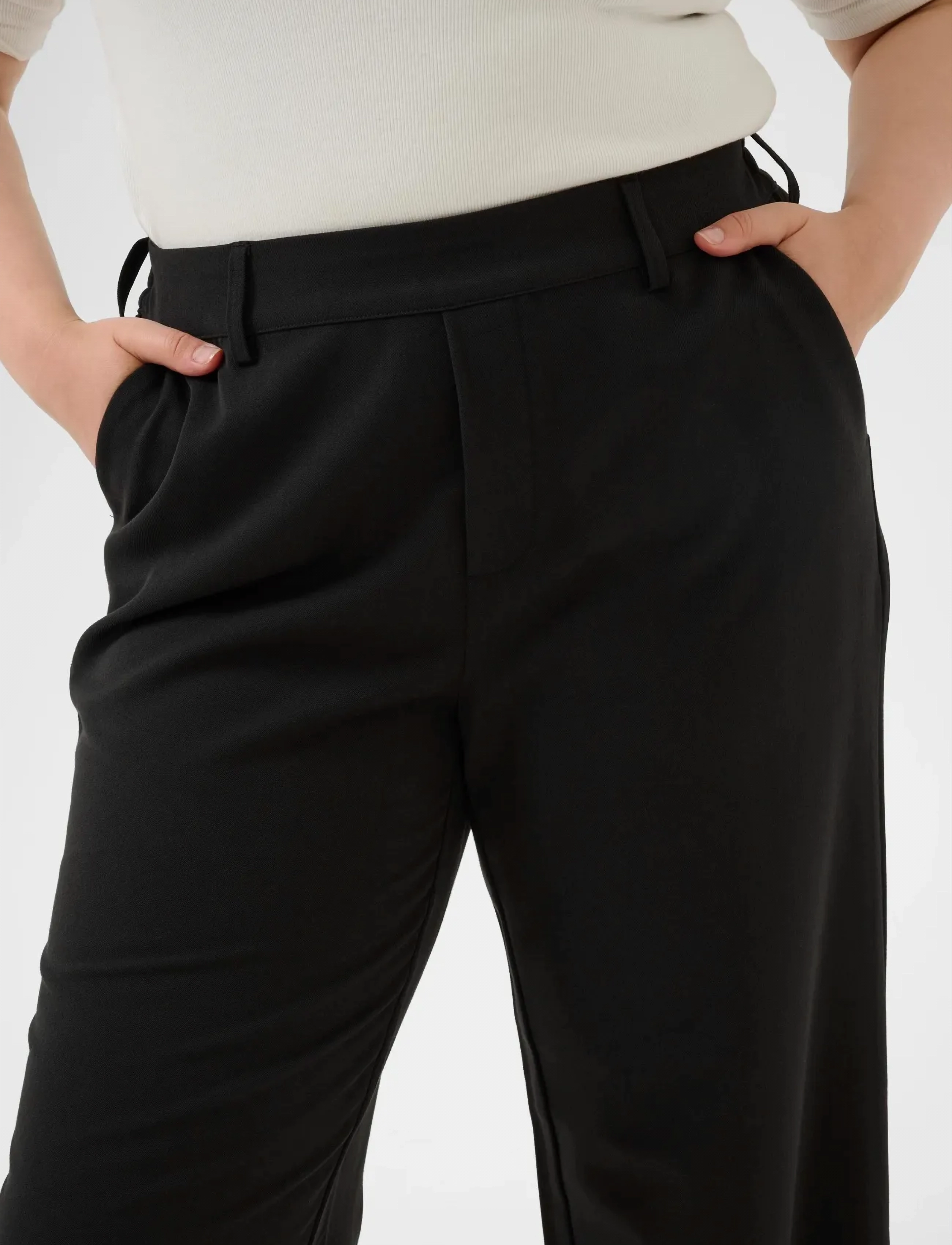 Kaffe Curve - KChalley Pants - black deep - 5