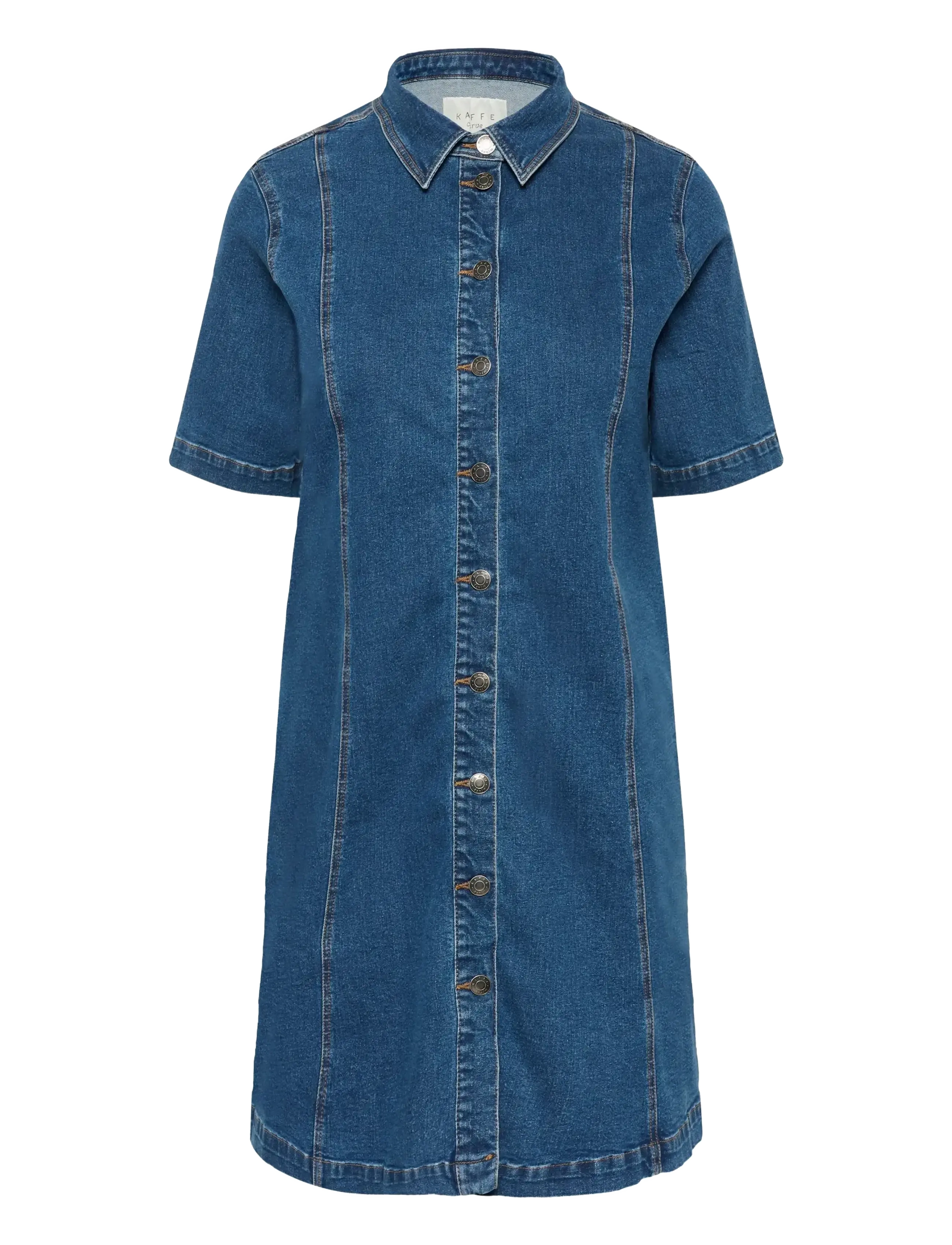 Kaffe Curve KCleni Denim Dress - Klänningar - MEDIUM BLUE DENIM / blue