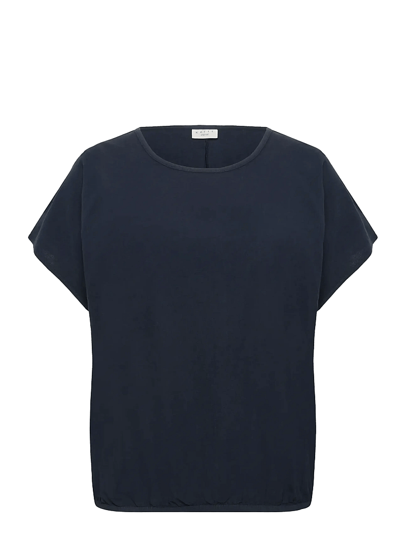 Kaffe Curve - KCnana SS Blouse - t-shirts - midnight marine - 1