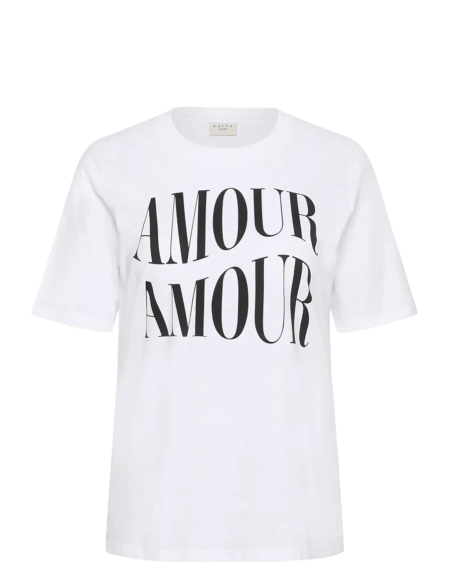 Kaffe Curve - KCchari T-Shirt - t-shirts - optical white - 1