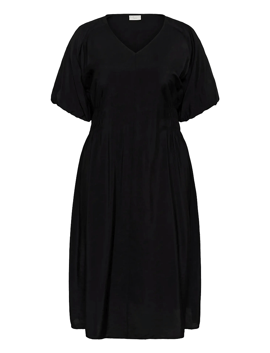 Kaffe Curve - KCneela Dress - midikleider - black deep - 1