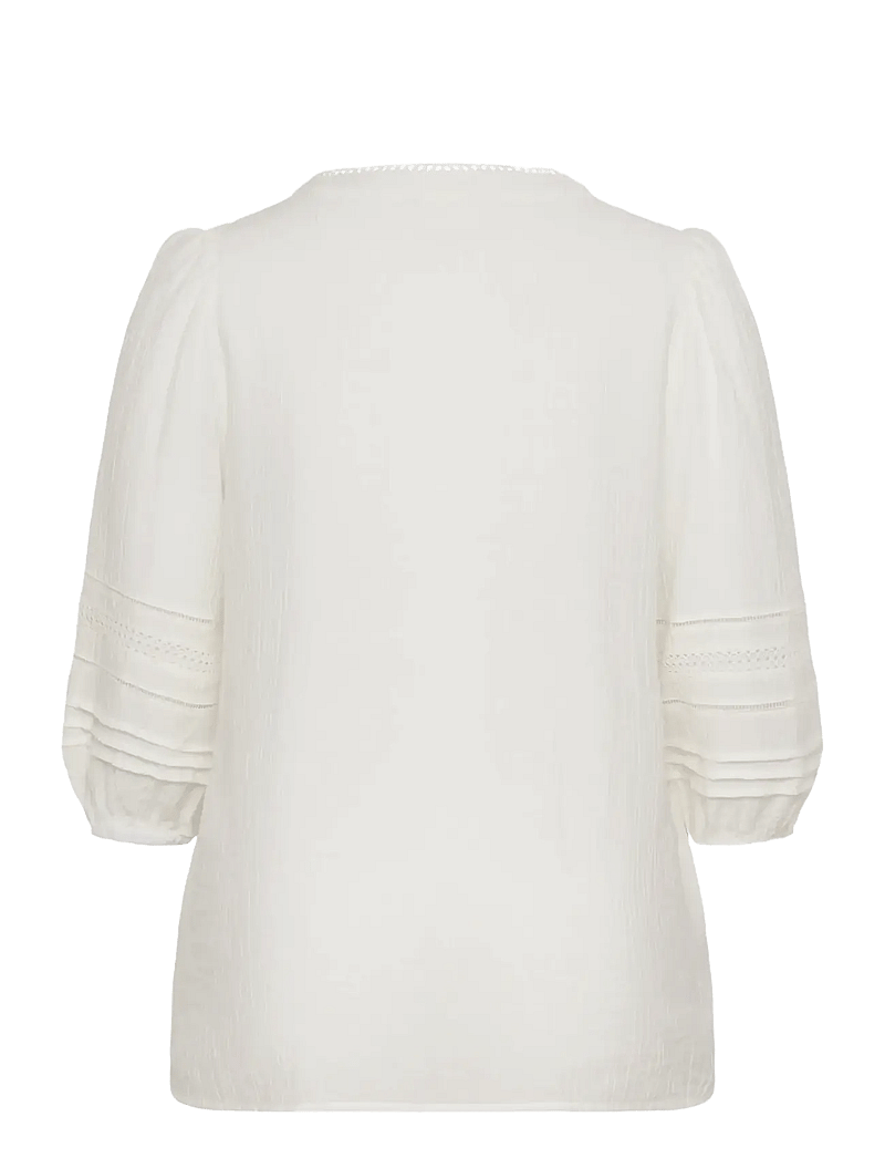 Kaffe Curve - KCliwa Shirt - langärmlige hemden - chalk - 2