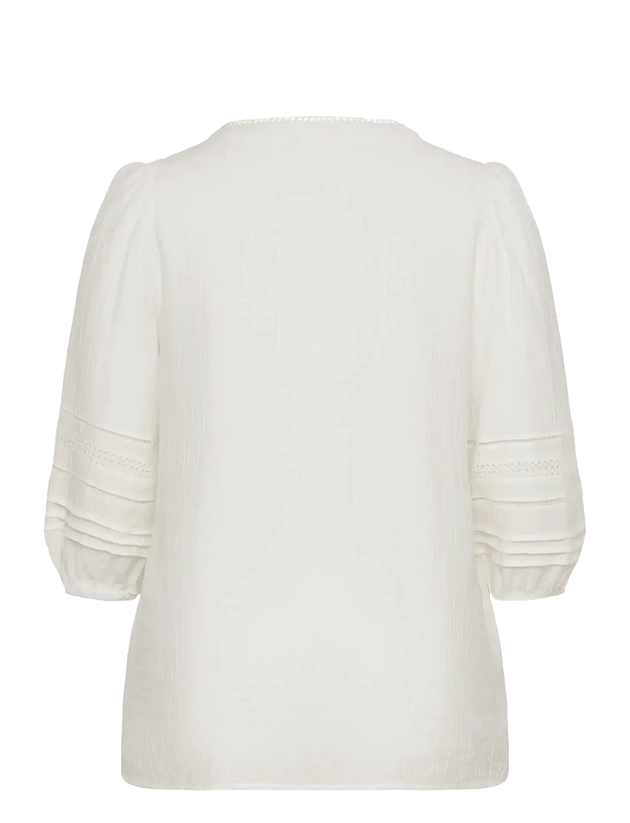 Kaffe Curve - KCliwa Shirt - langärmlige hemden - chalk - 2