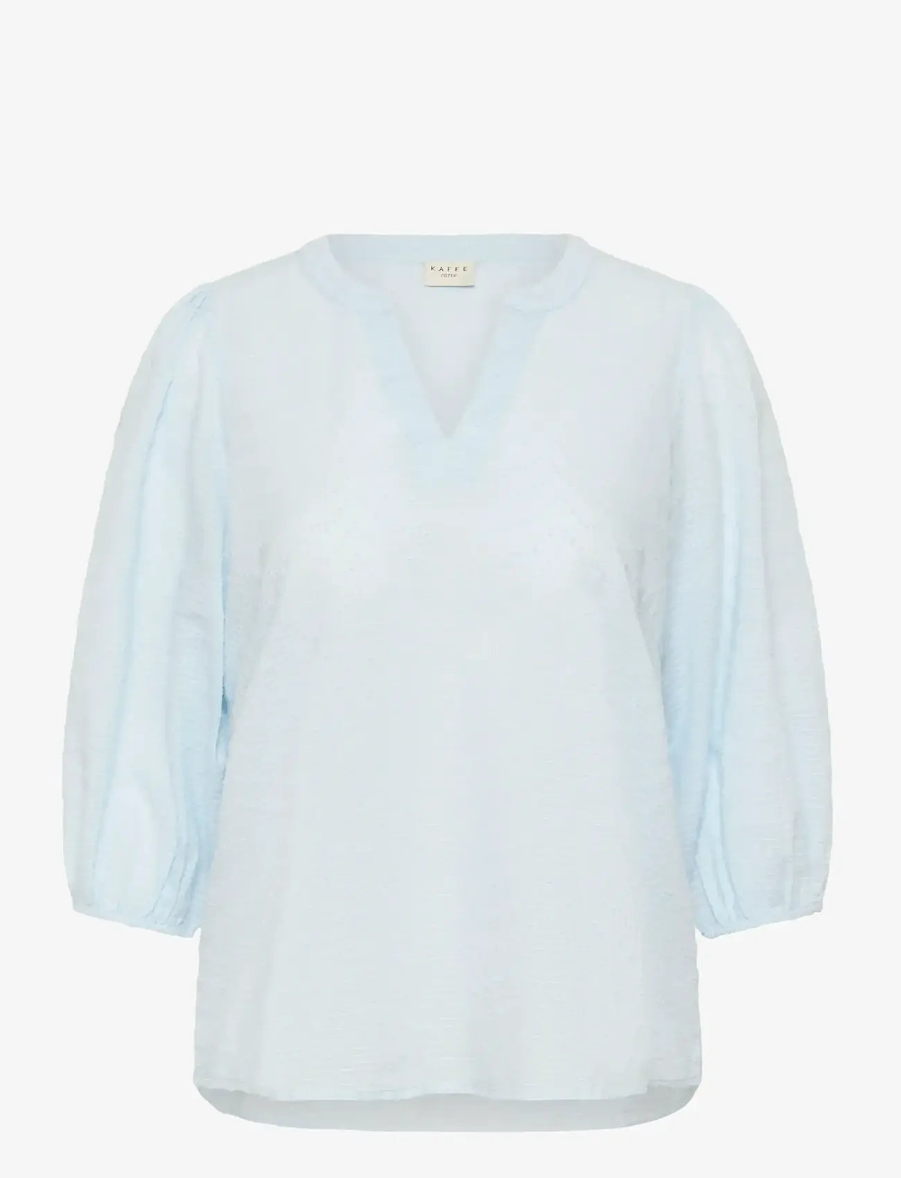 Kaffe Curve - KCpenelopia Blouse - pikkade varrukatega pluusid - nantucket breeze - 1