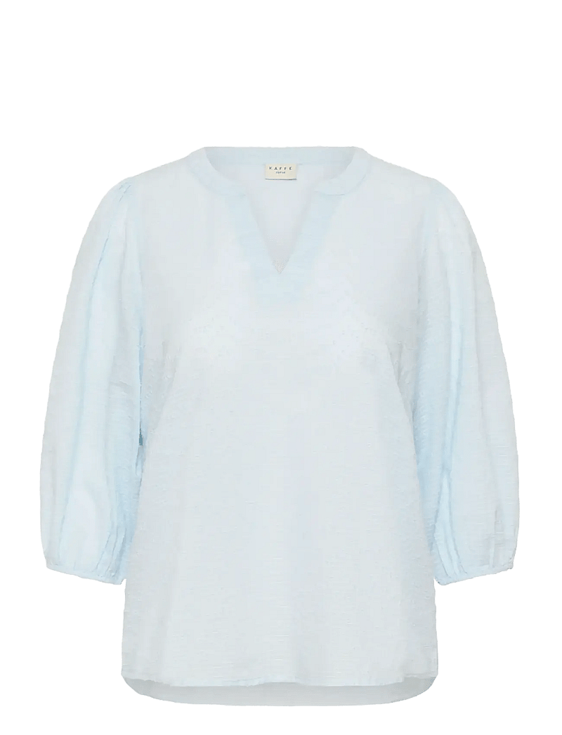 Kaffe Curve - KCpenelopia Blouse - pikkade varrukatega pluusid - nantucket breeze - 1