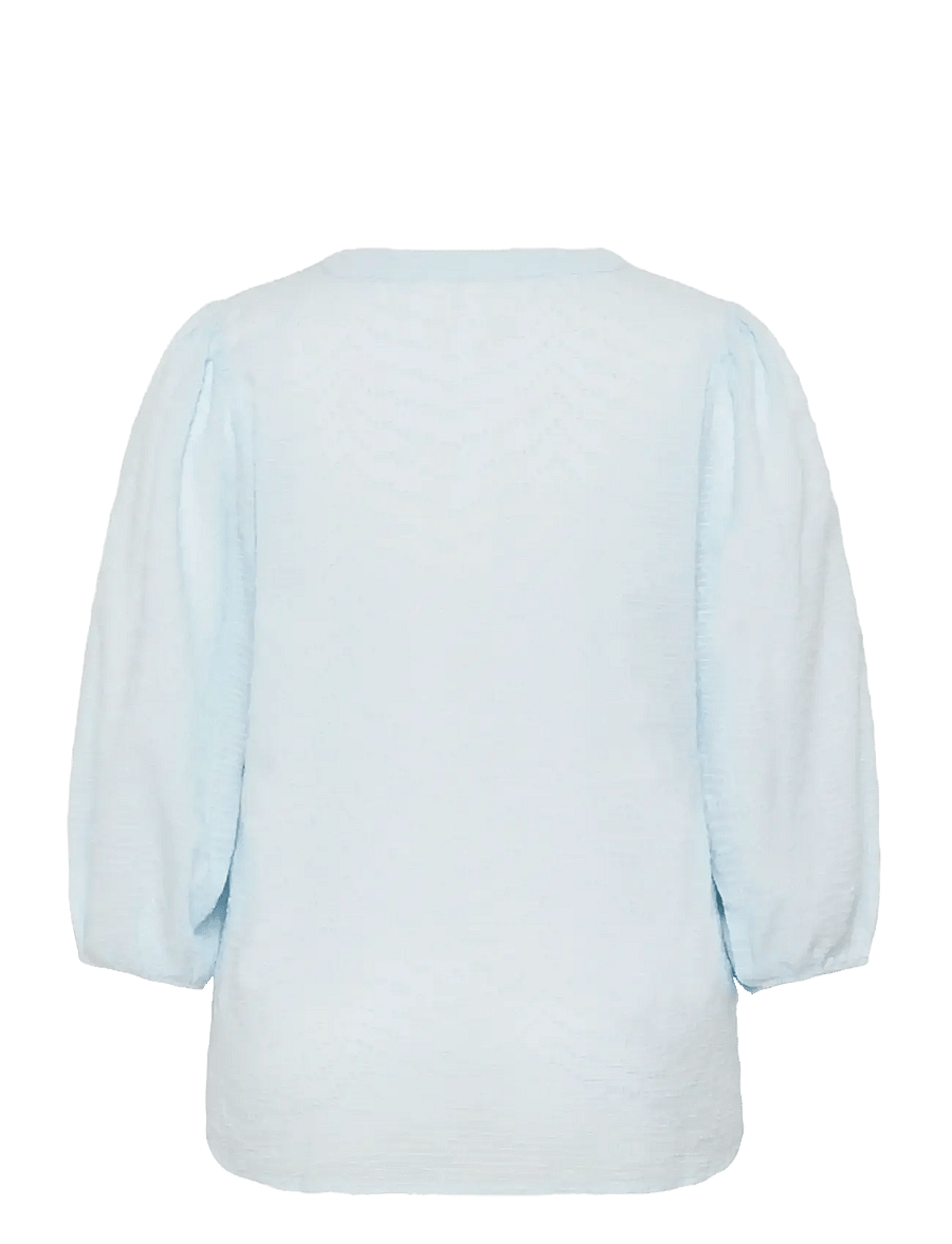 Kaffe Curve - KCpenelopia Blouse - trekvartærmede bluser - nantucket breeze - 2