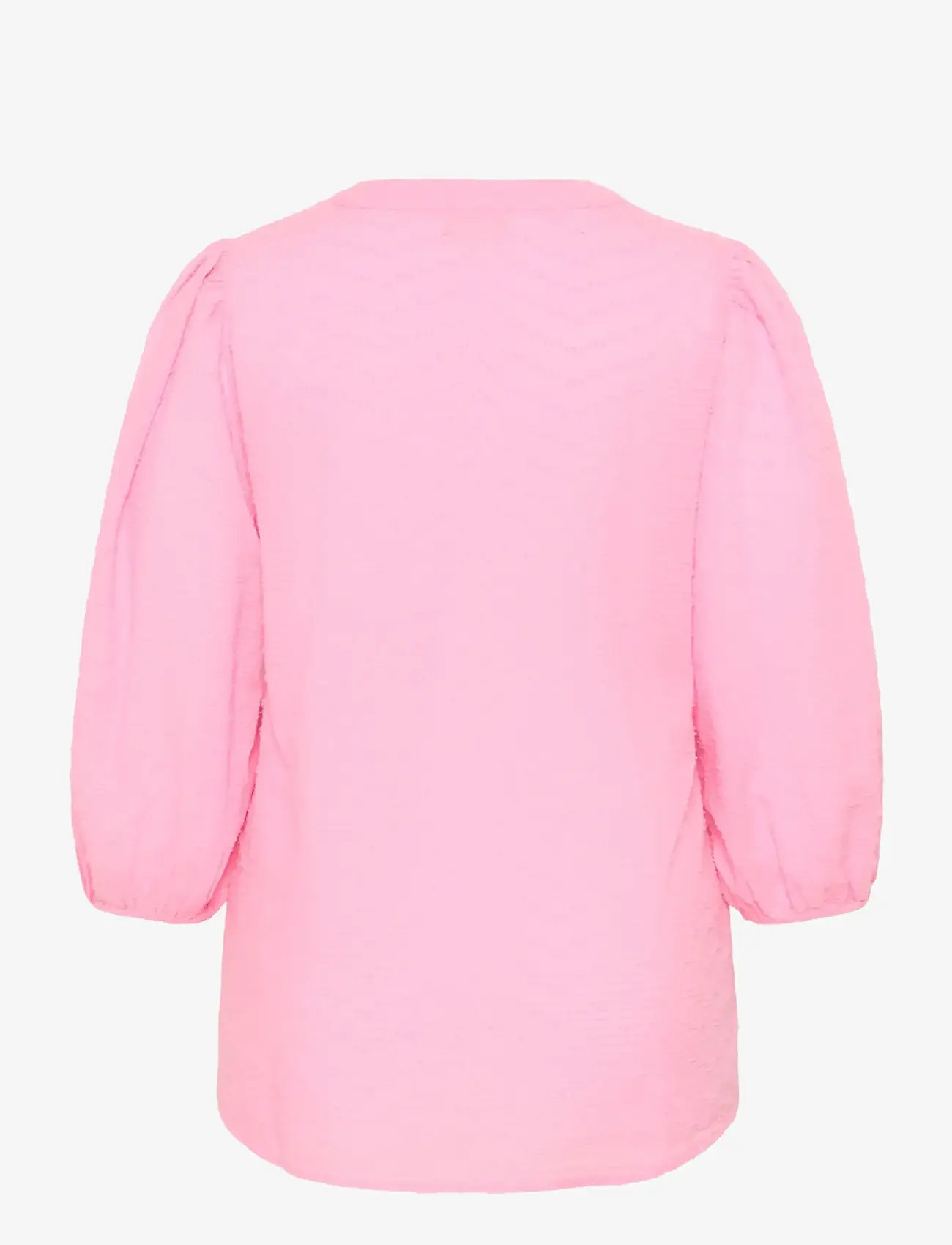 Kaffe Curve - KCpenelopia Blouse - langærmede bluser - pink frosting - 2