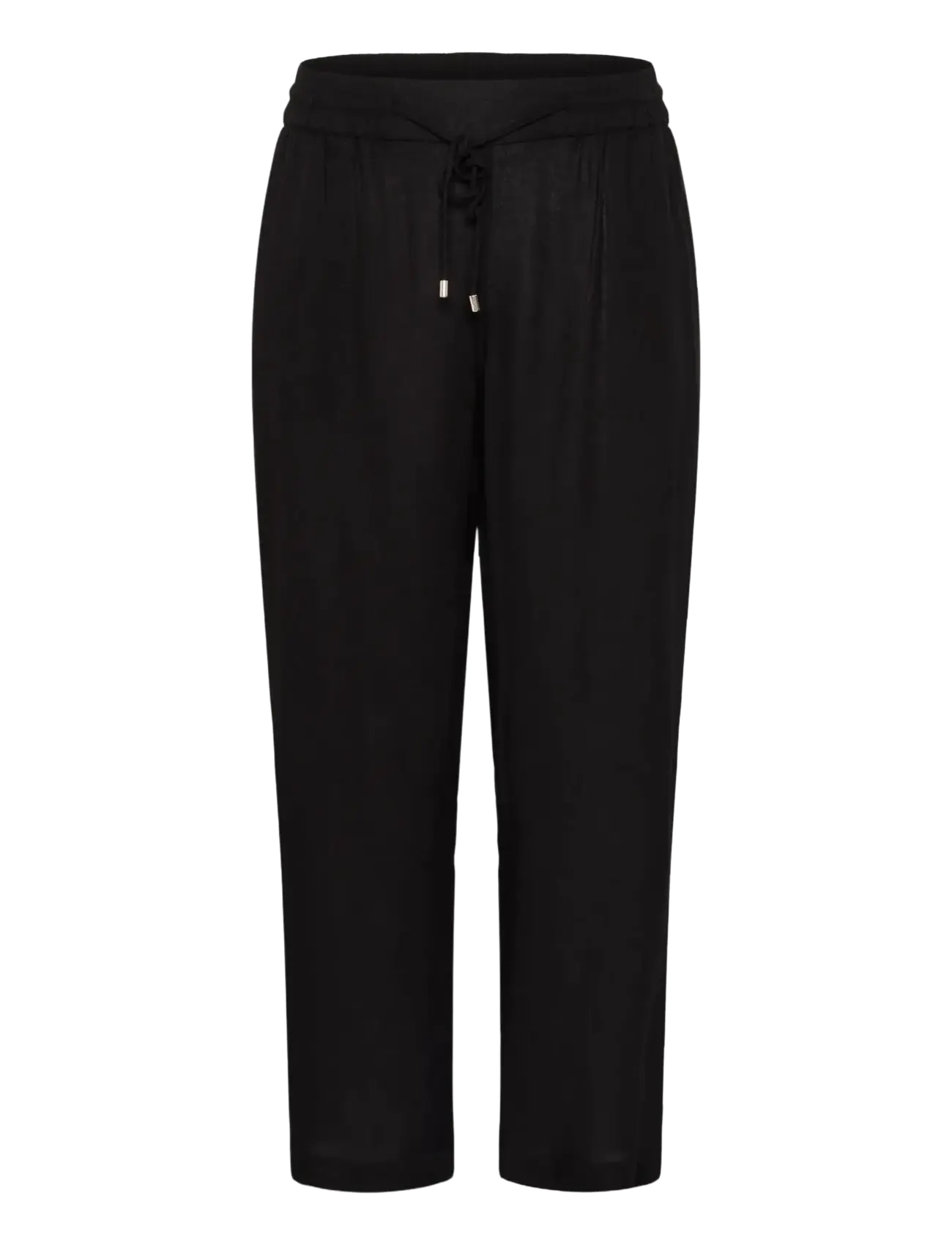 Kaffe Curve KCmille Wide Pants - Odzież - BLACK DEEP / black