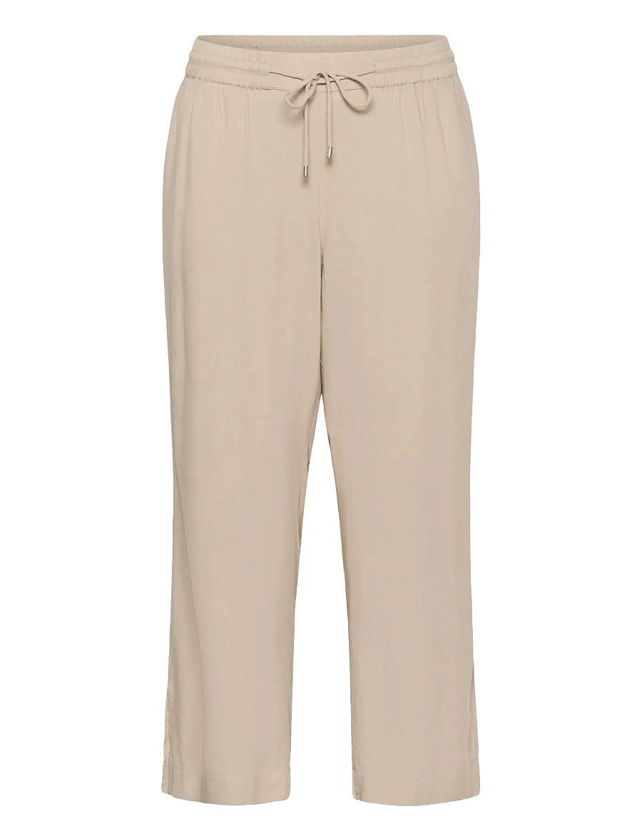 Kaffe Curve - KCmille Wide Pants - vida byxor - feather gray - 1