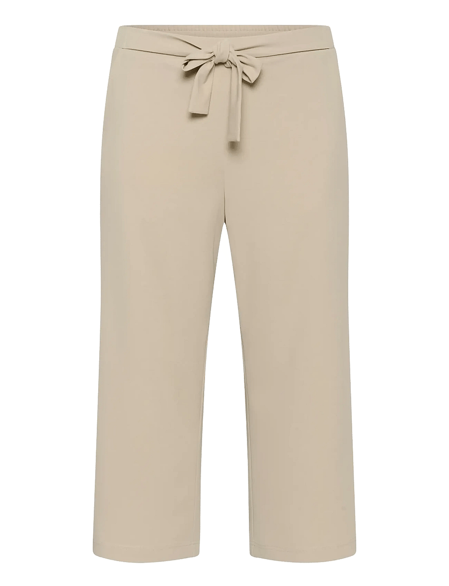 Kaffe Curve - KCpheolo Cropped Pants - culottes - feather gray - 1