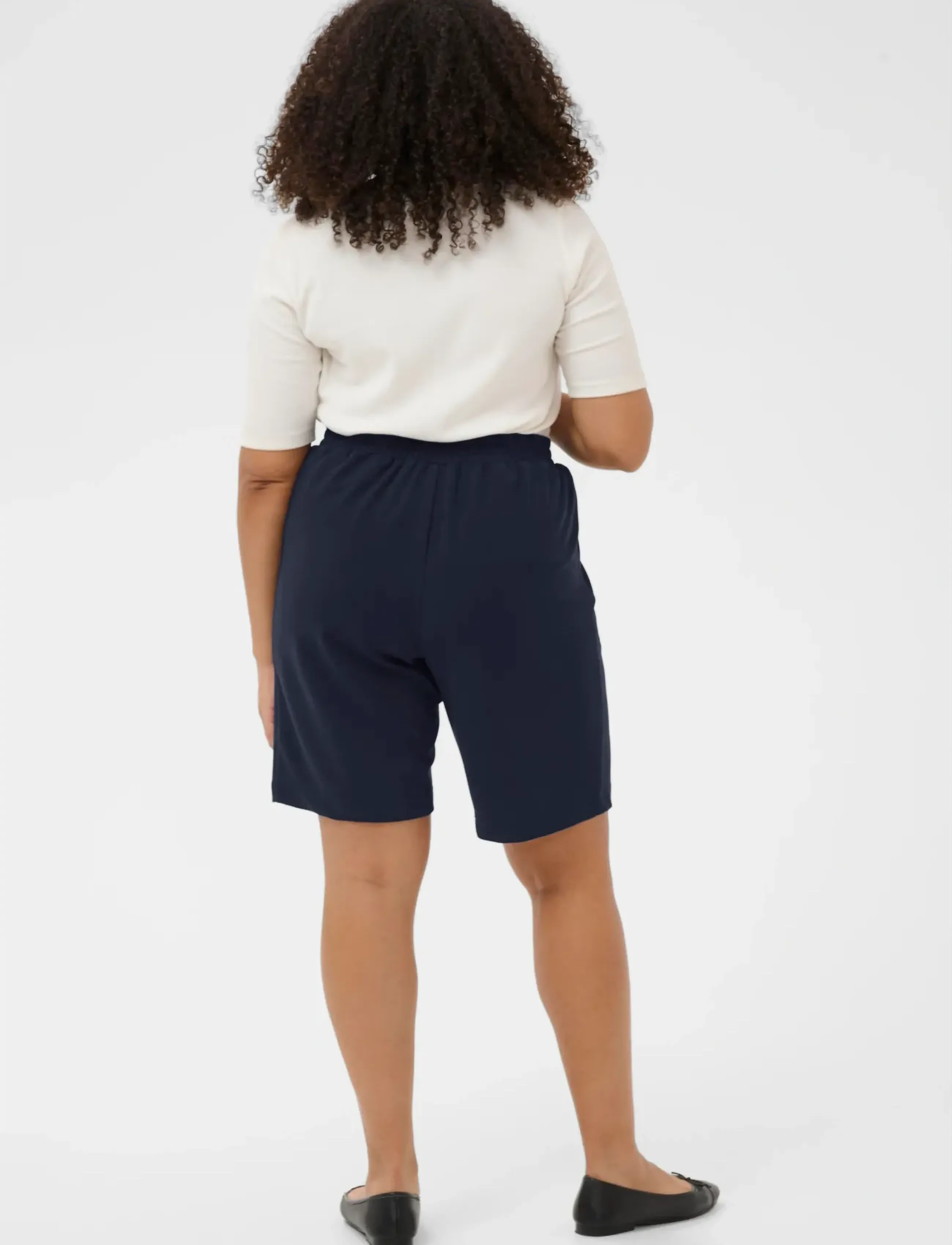 Kaffe Curve - KCpheolo Shorts - lühikesed dressipüksid - midnight marine - 4