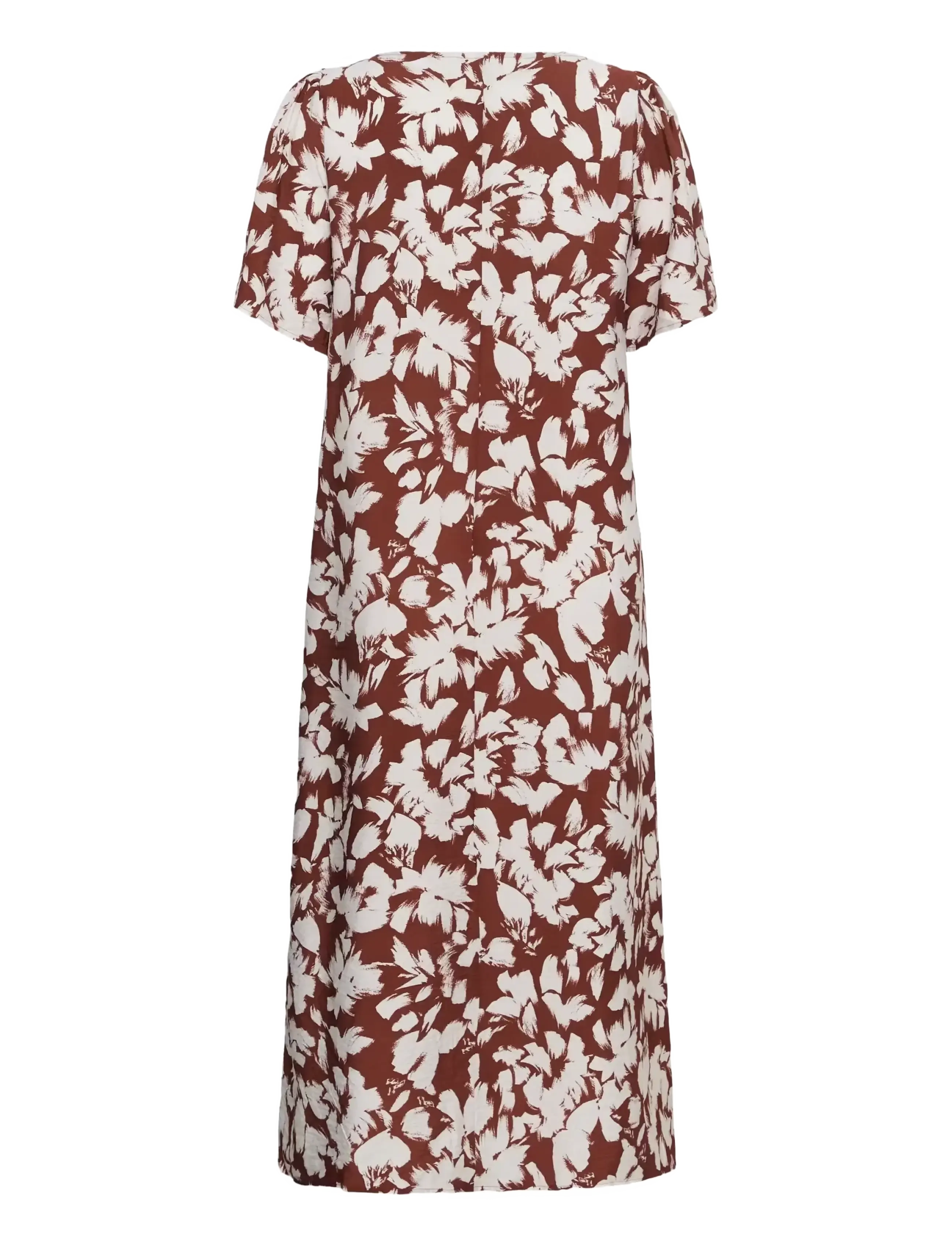 Kaffe Curve - KCevia Dress - sommerkleider - henna chalk flower - 2