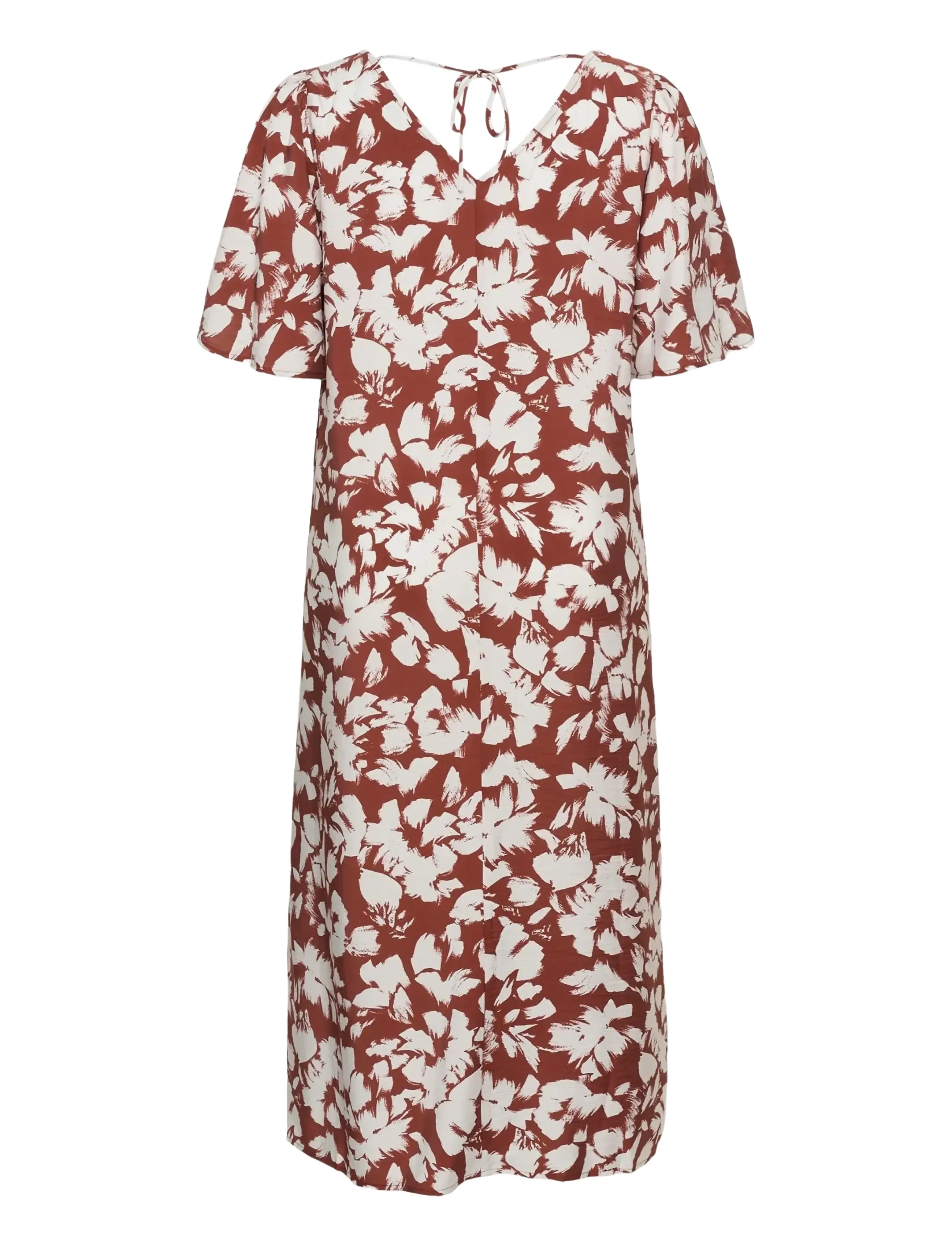 Kaffe Curve - KCevia Dress - sommerkjoler - henna chalk flower - 2