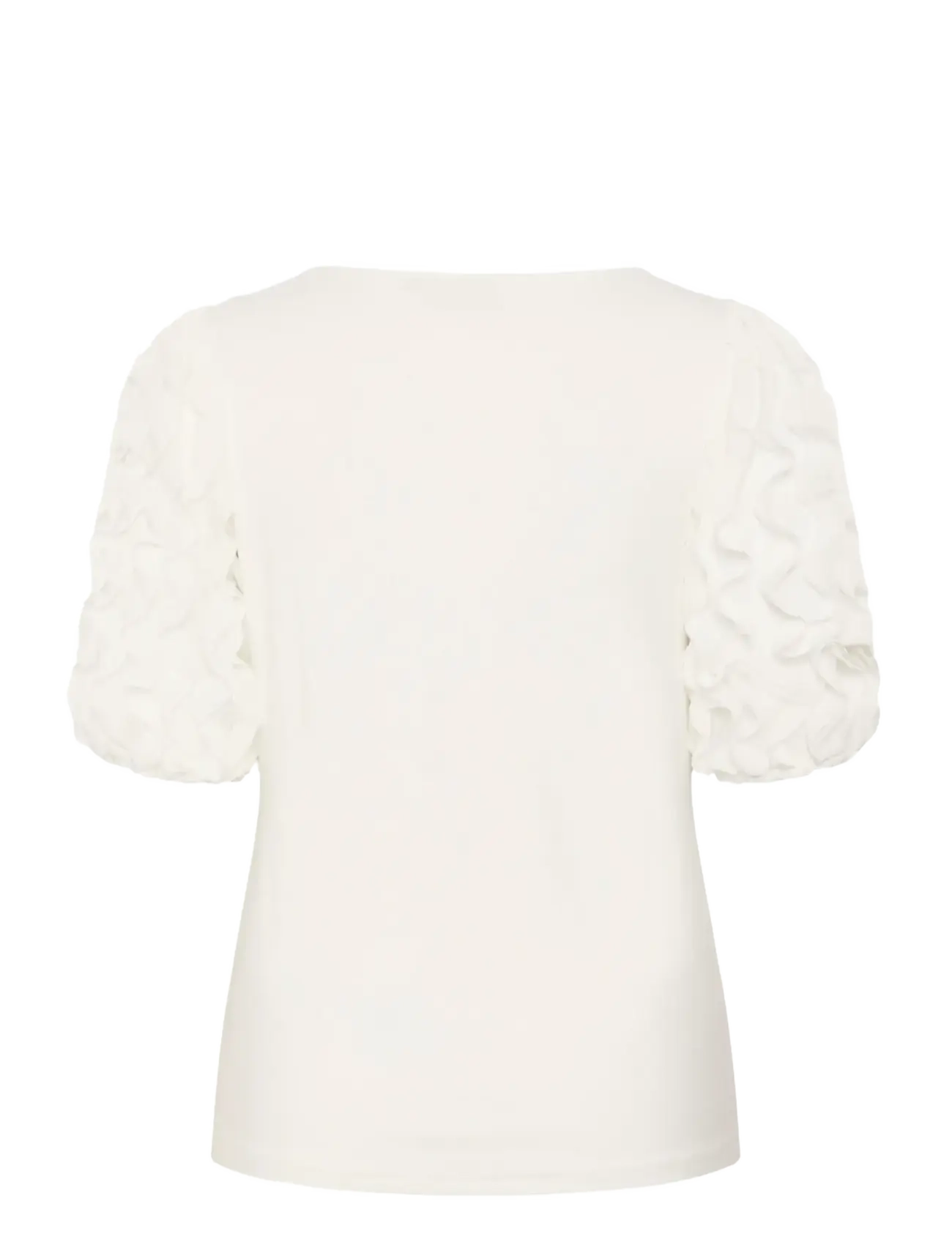 Kaffe Curve - KClinda Tshirt - t-shirty - chalk - 2