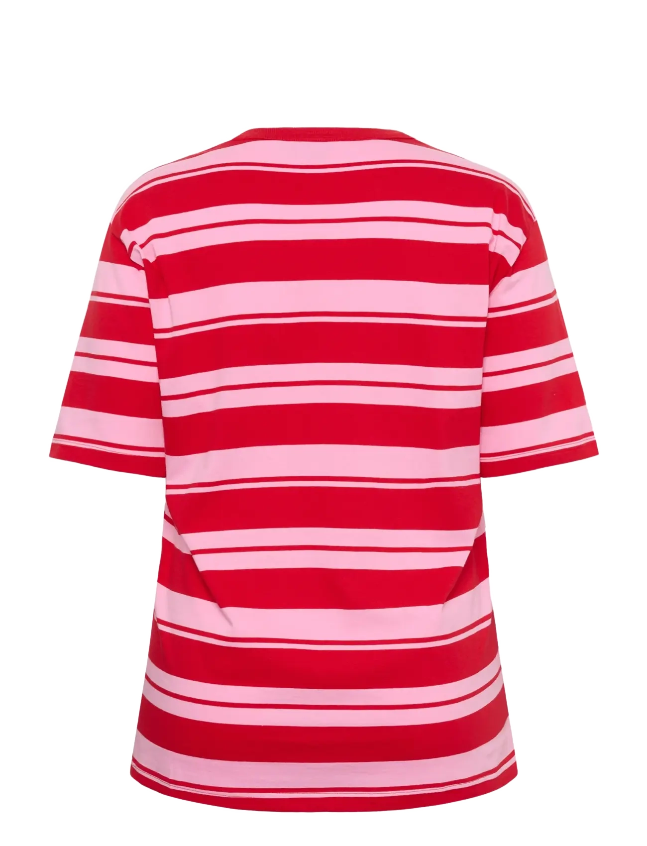 Kaffe Curve - KCwinni Multistripe T-Shirt - t-särgid - true red/pink stripes - 1