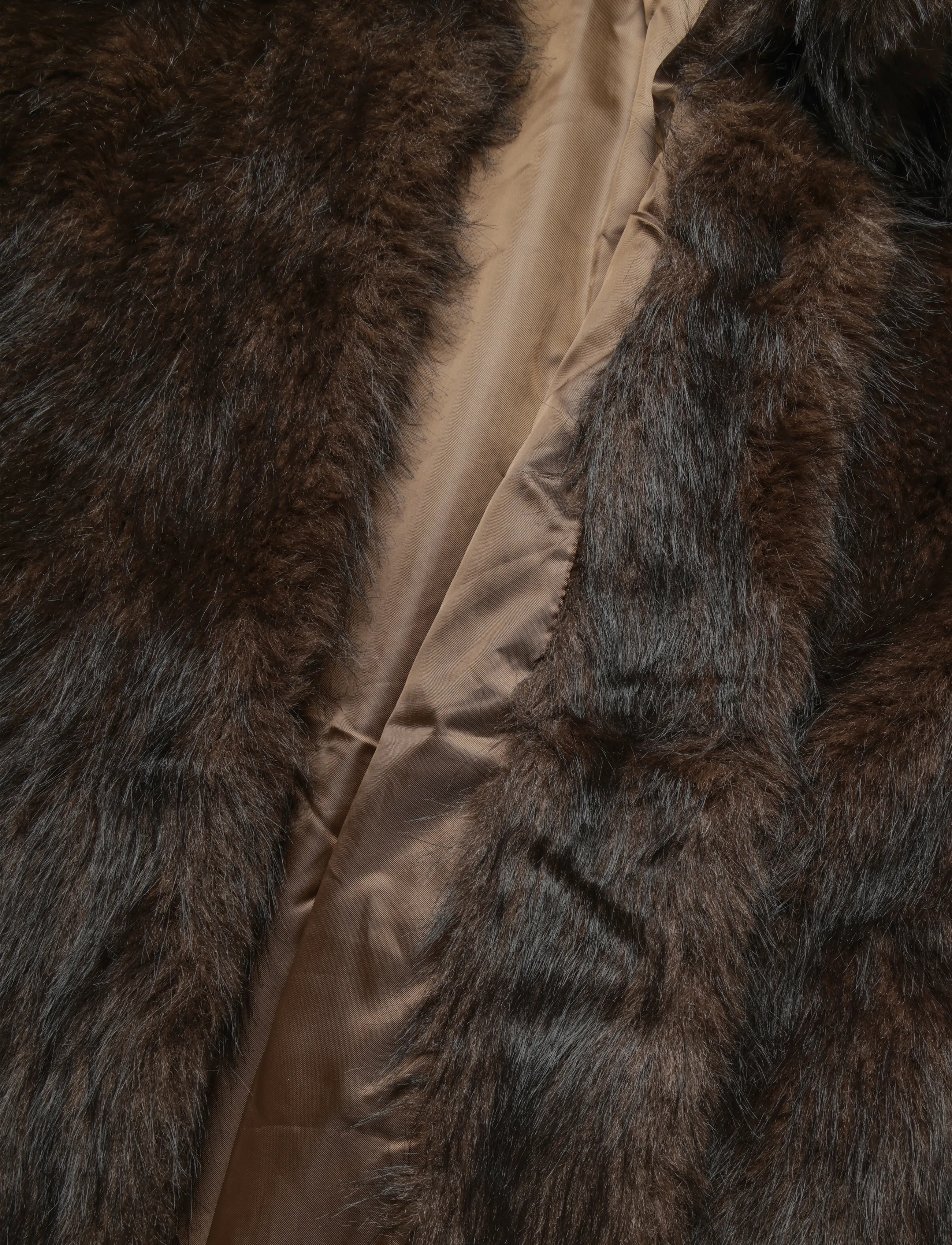 Kaffe Curve - KCaurola Coat - kunstpelz - dark brown fur - 4