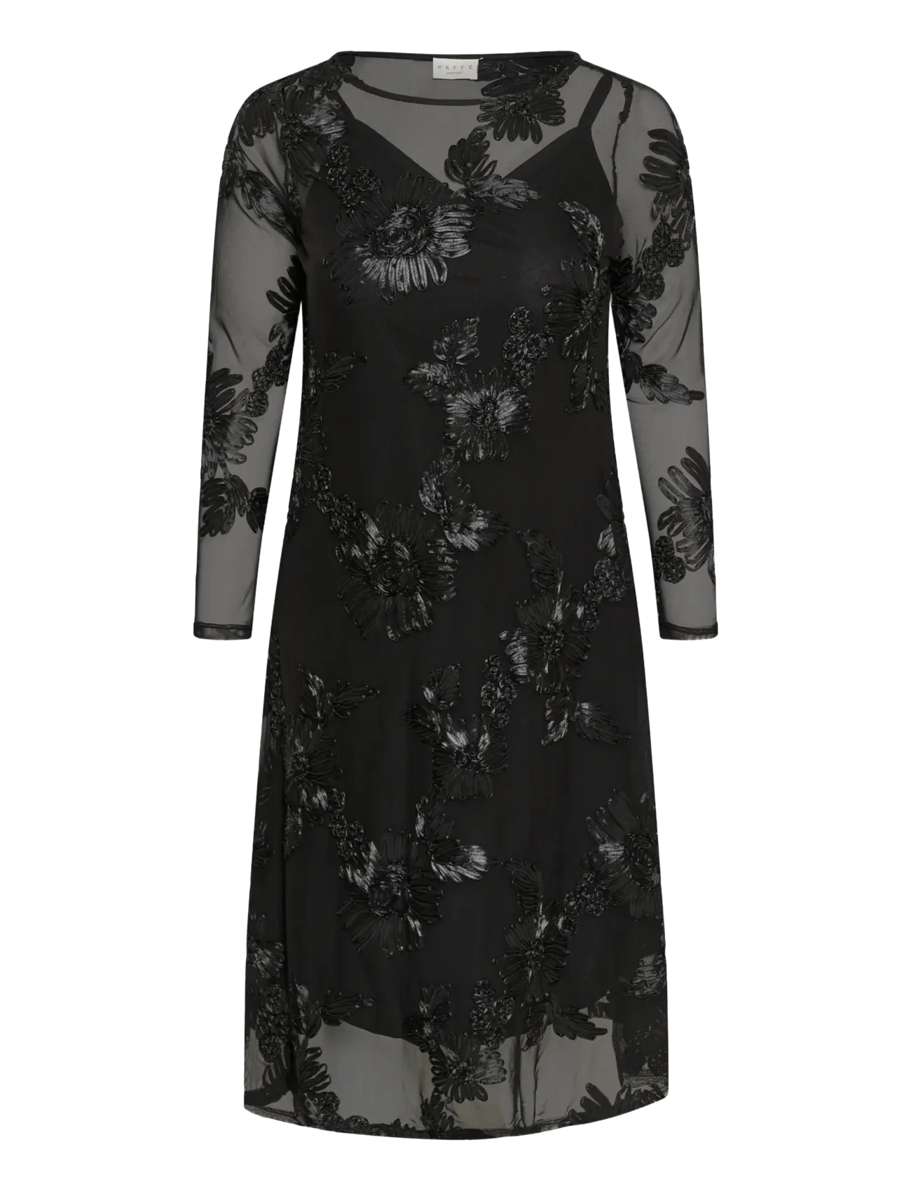 Kaffe Curve KCjuliana Dress - Kjoler - BLACK DEEP / black