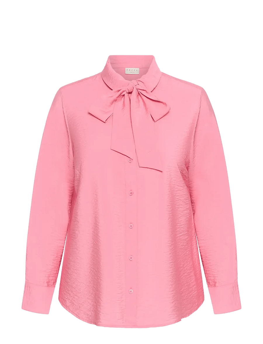 Kaffe Curve - KCgila Shirt - langærmede skjorter - wild rose - 0