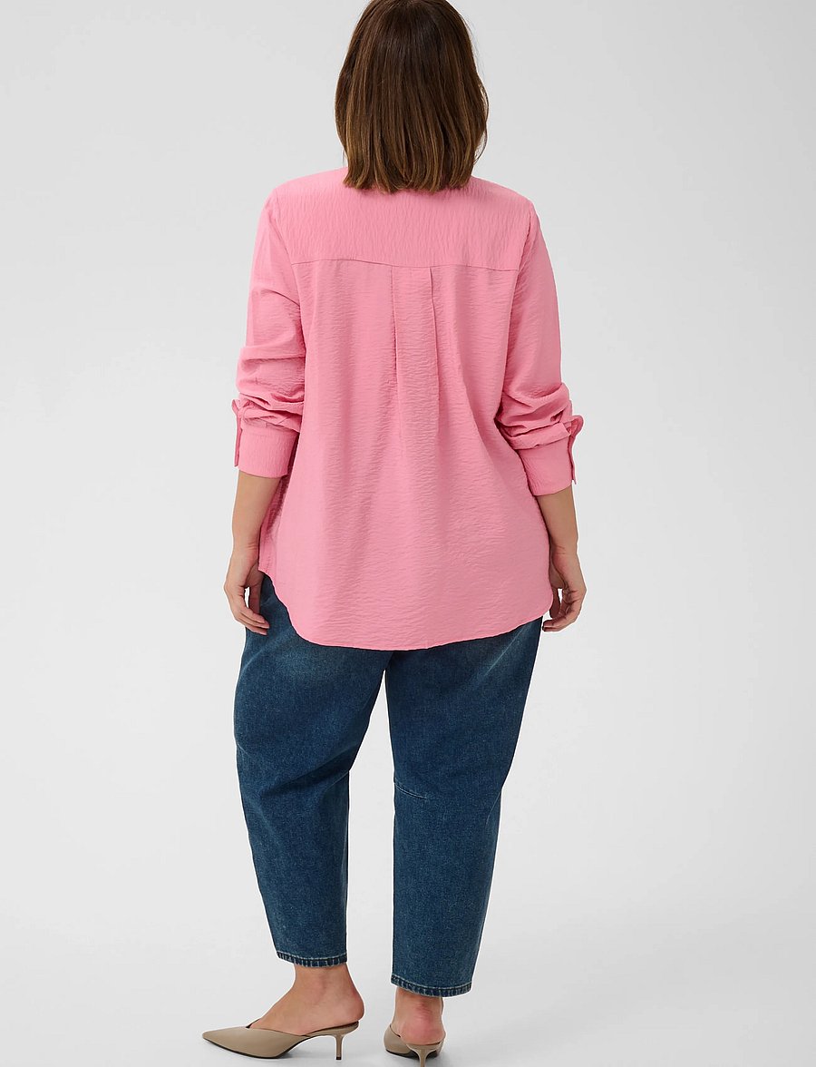 Kaffe Curve - KCgila Shirt - langærmede skjorter - wild rose - 3