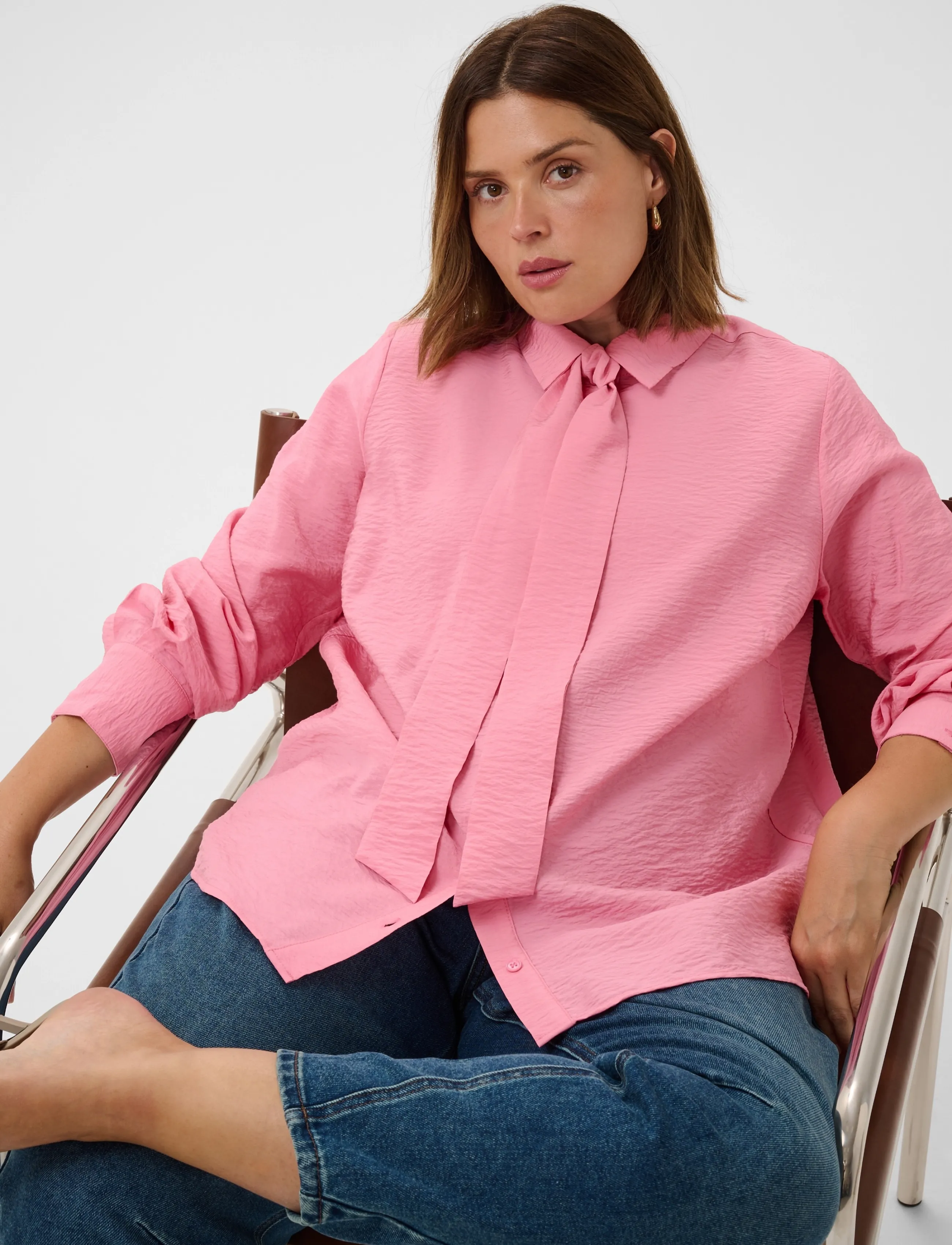 Kaffe Curve - KCgila Shirt - langærmede skjorter - wild rose - 5