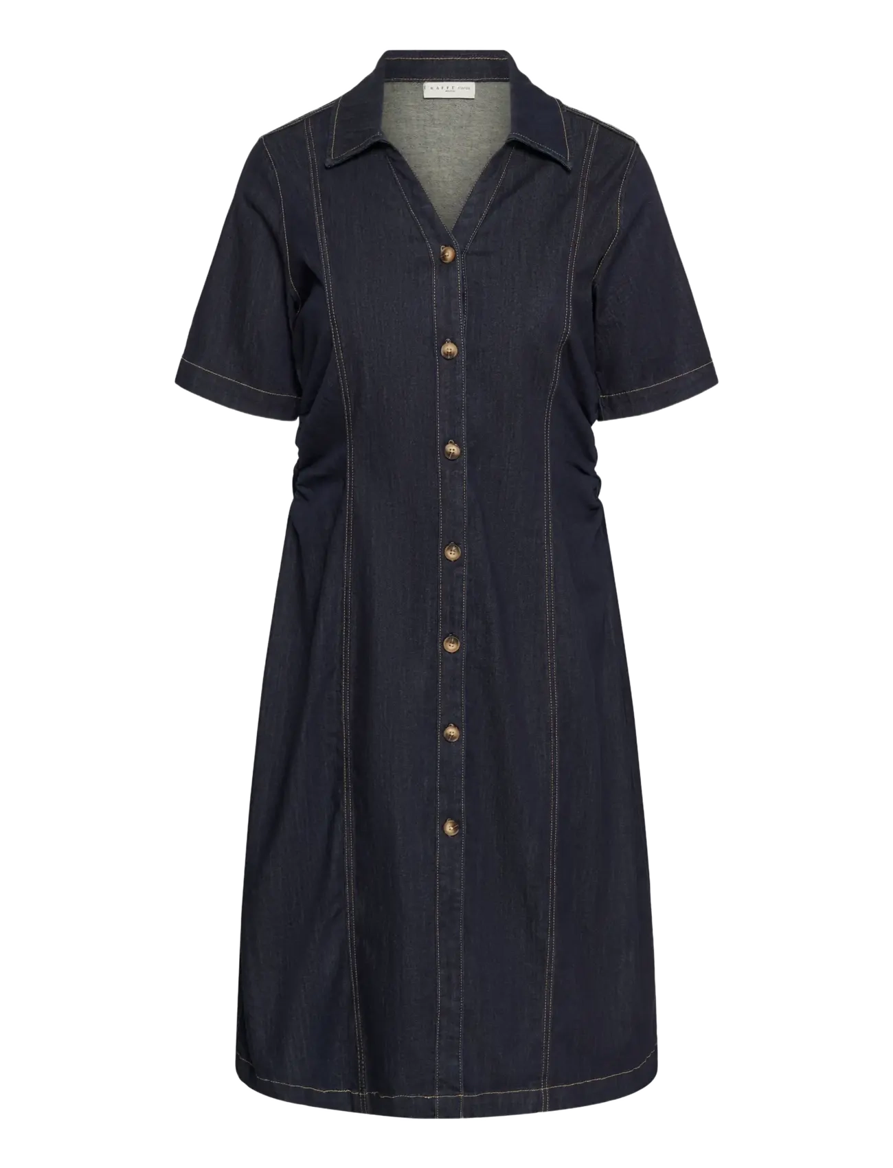 Kaffe Curve KCmally Denim Dress - Jeanskleider - RAW BLUE DENIM / navy