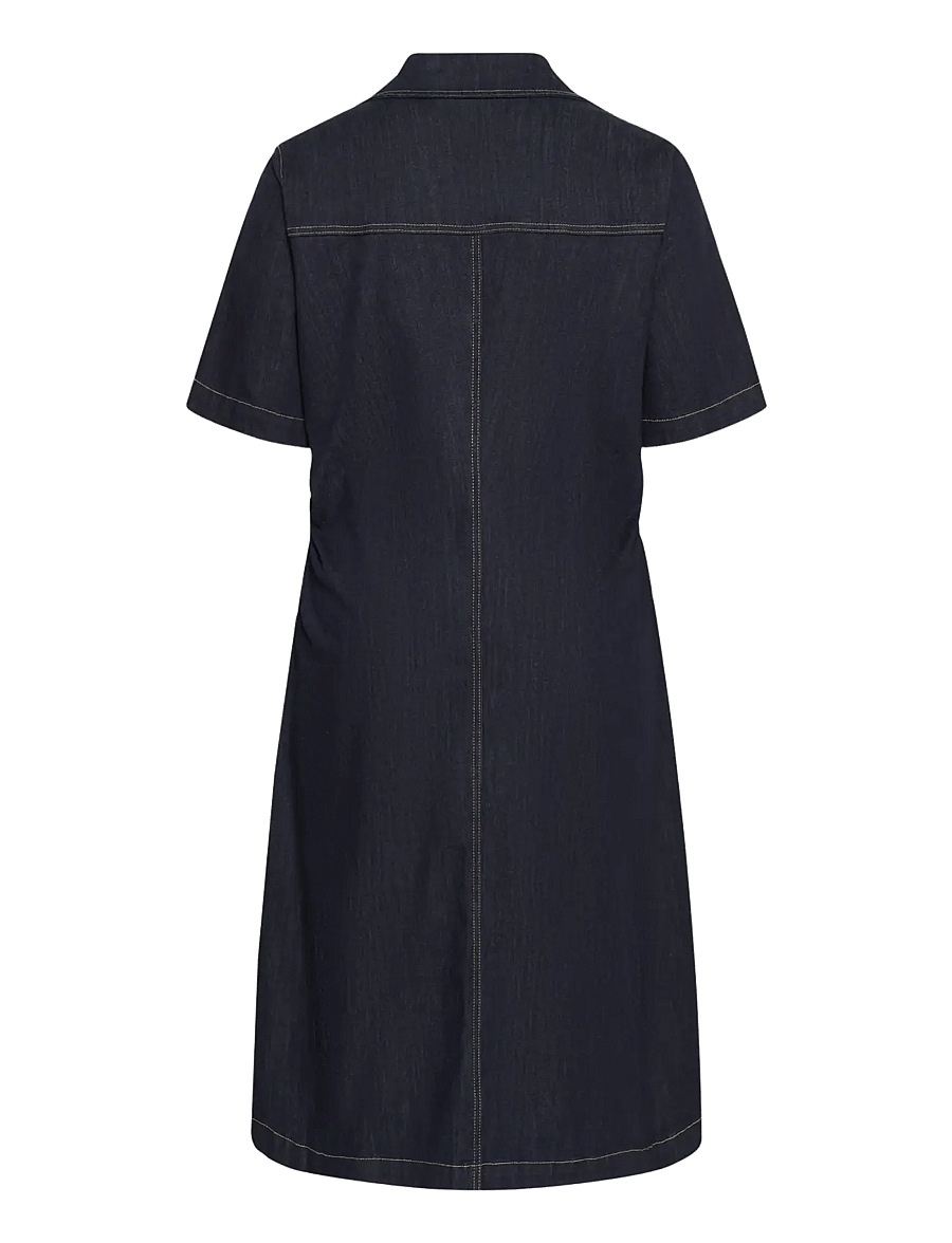 Kaffe Curve - KCmally Denim Dress - hemdkleider - raw blue denim - 1