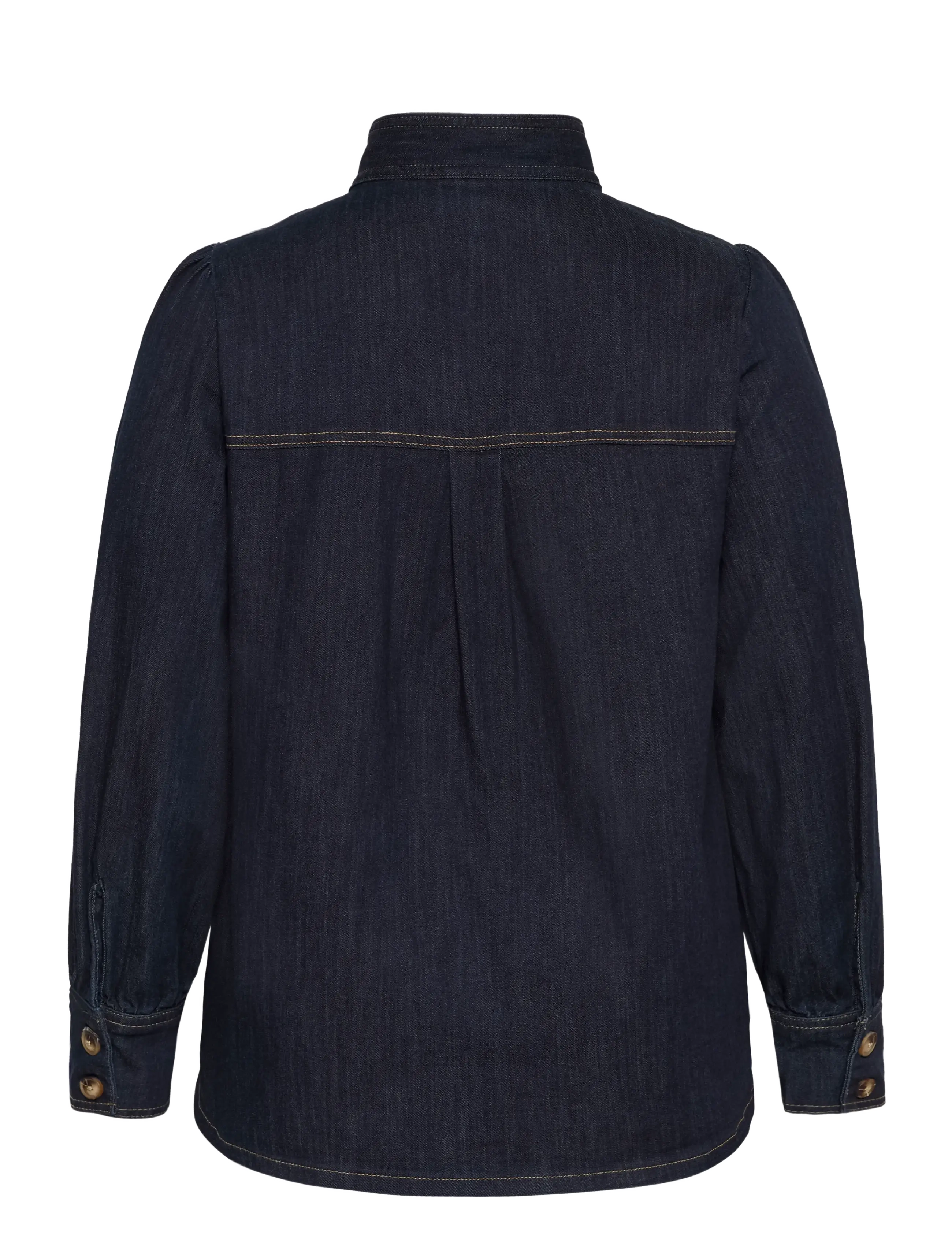 Kaffe Curve - KCmally Denim Blouse - jeansskjortor - raw blue denim - 1