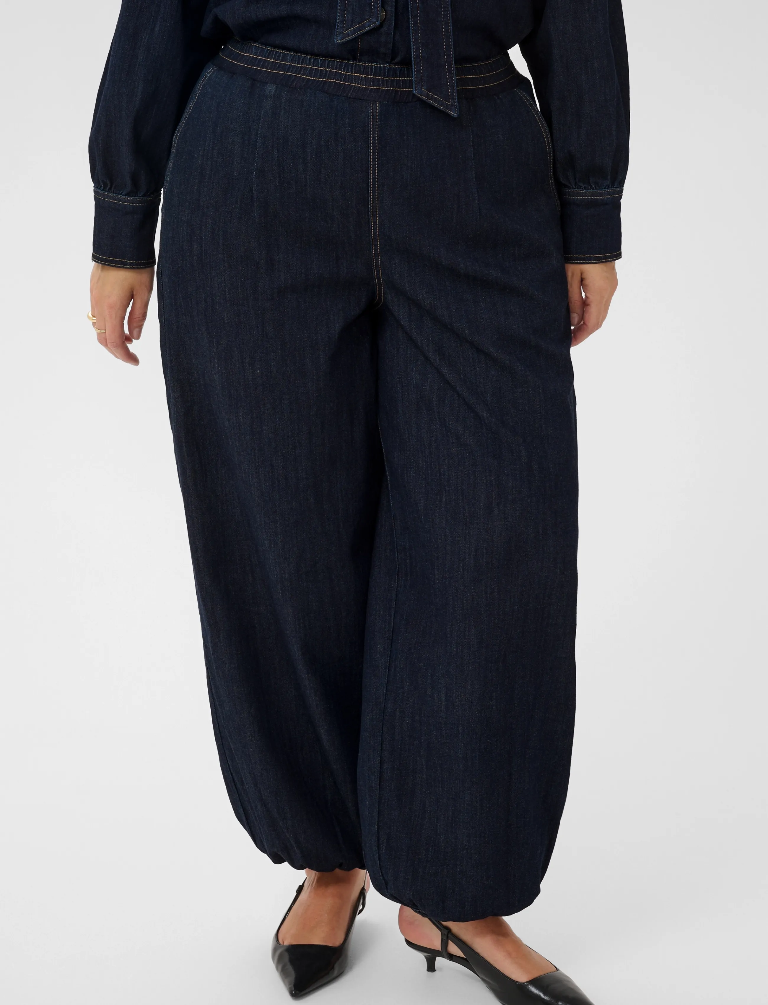 Kaffe Curve - KCmally Denim Jeans - raw blue denim - 1