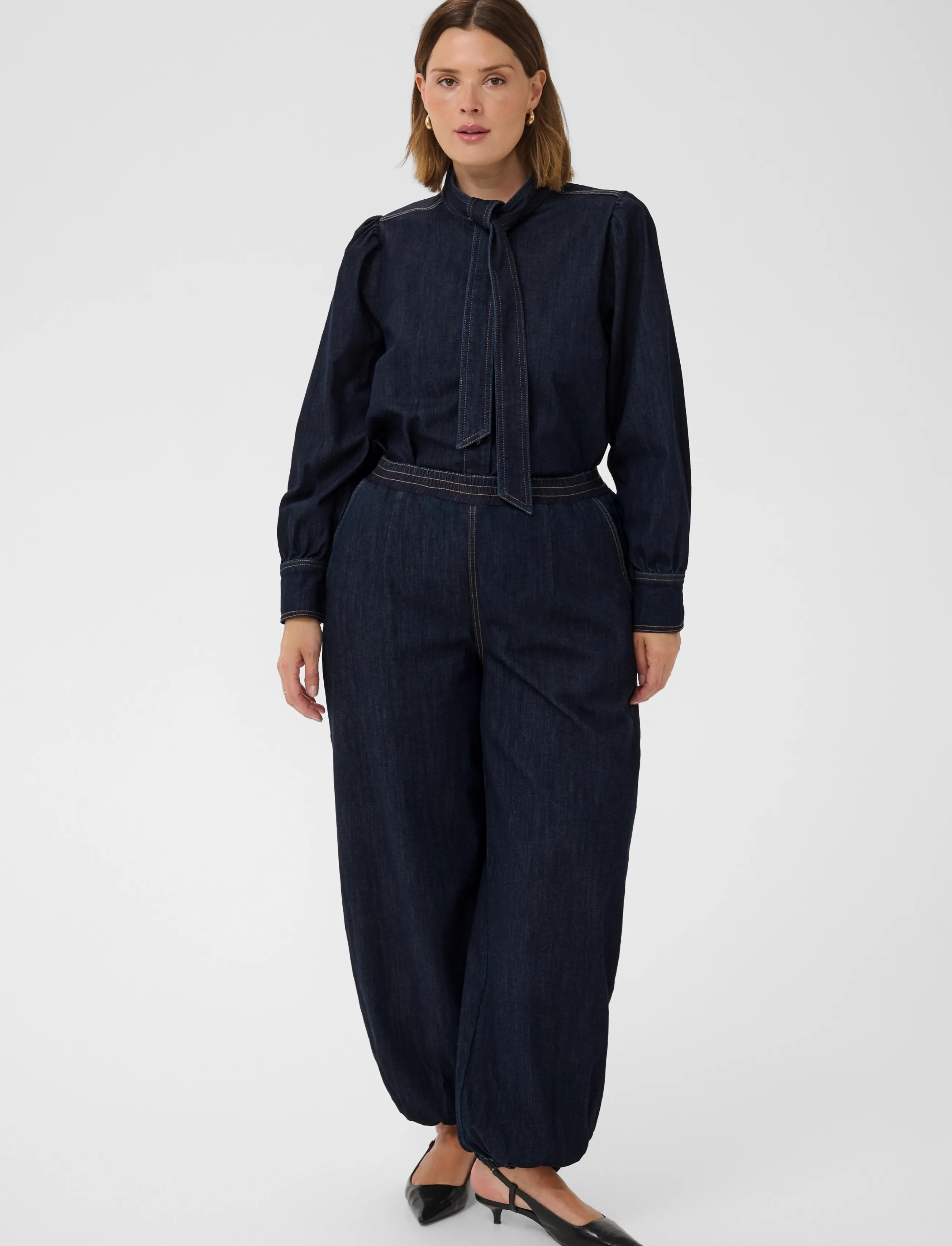 Kaffe Curve - KCmally Denim Jeans - raw blue denim - 2