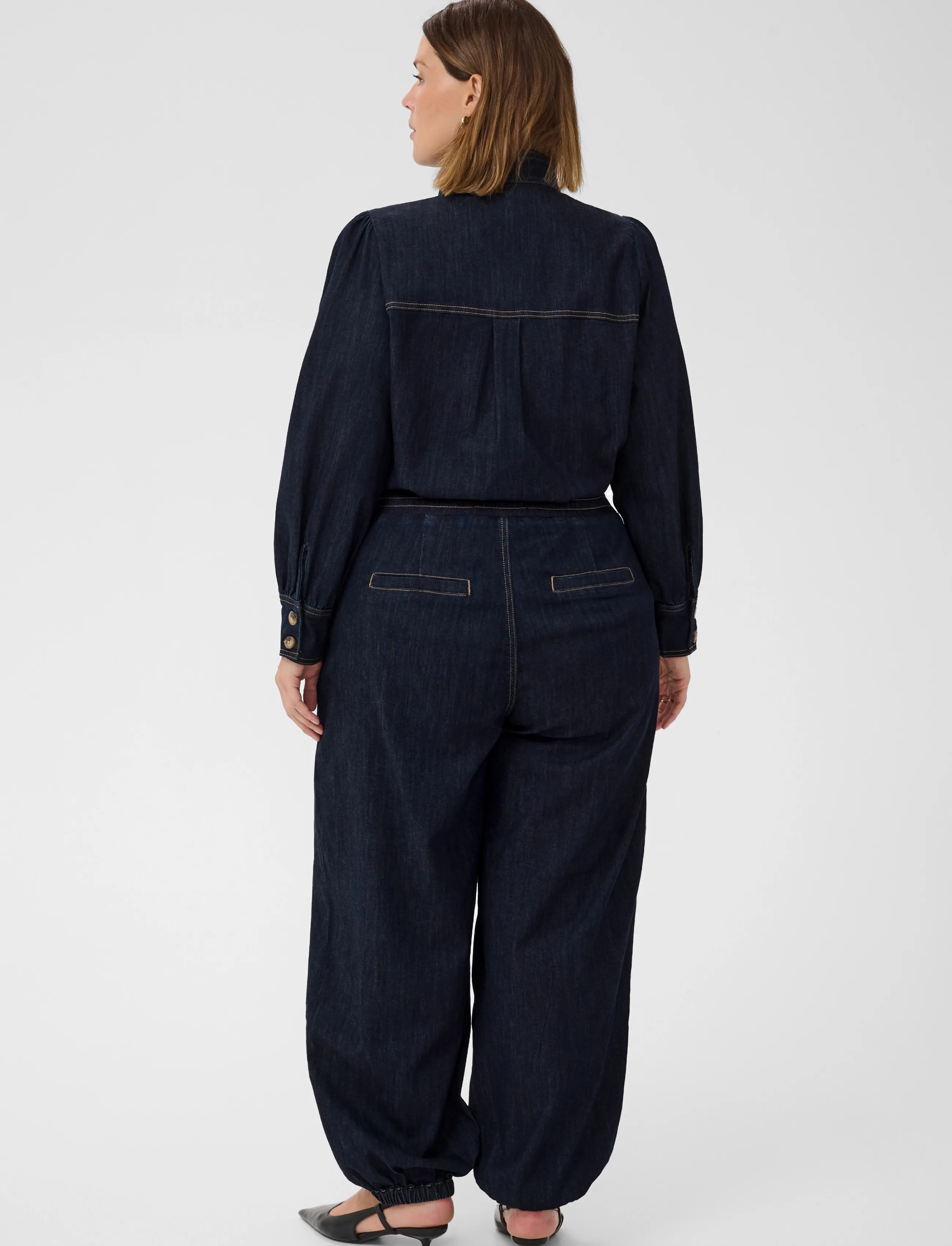 Kaffe Curve - KCmally Denim Jeans - raw blue denim - 3