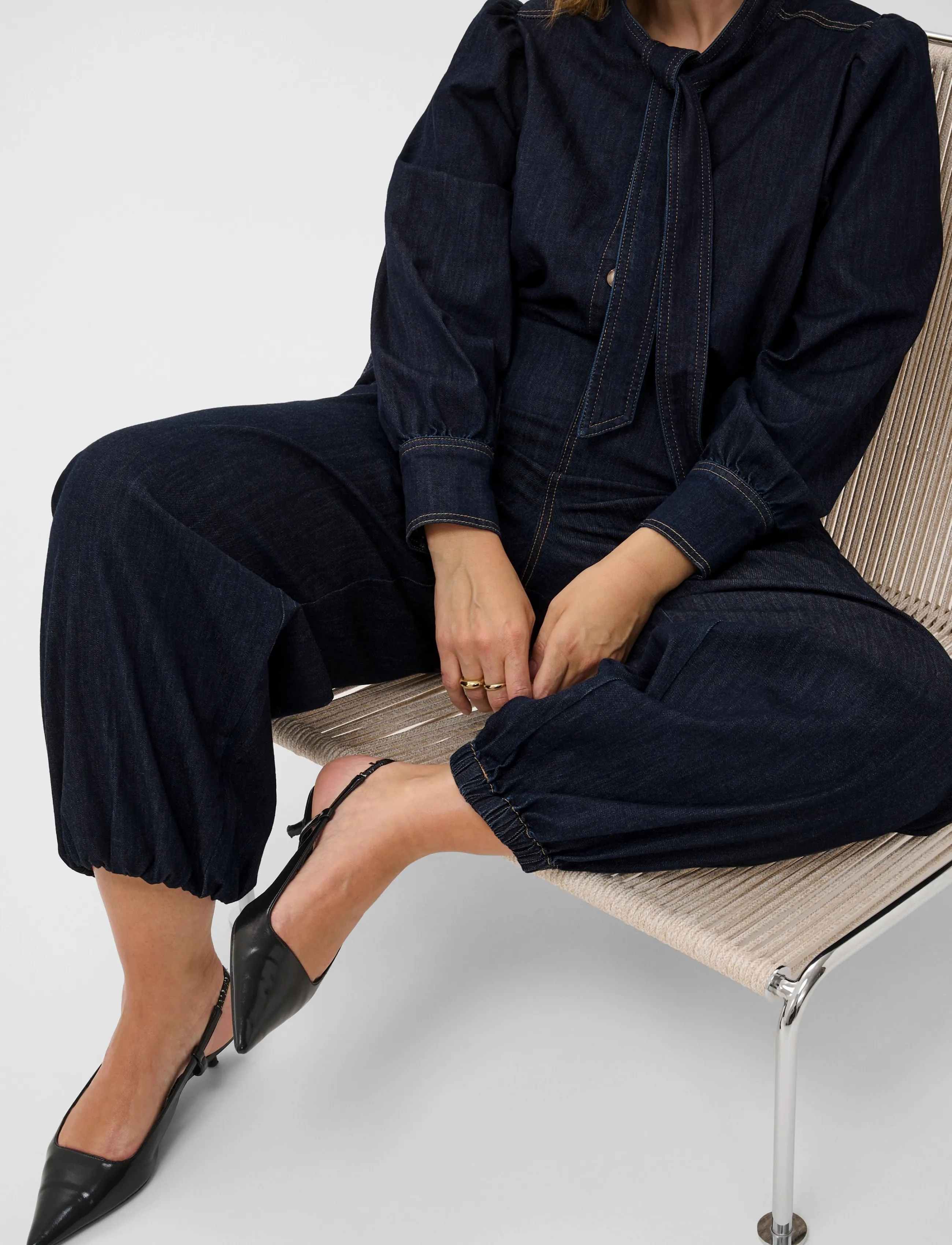 Kaffe Curve - KCmally Denim Jeans - raw blue denim - 4