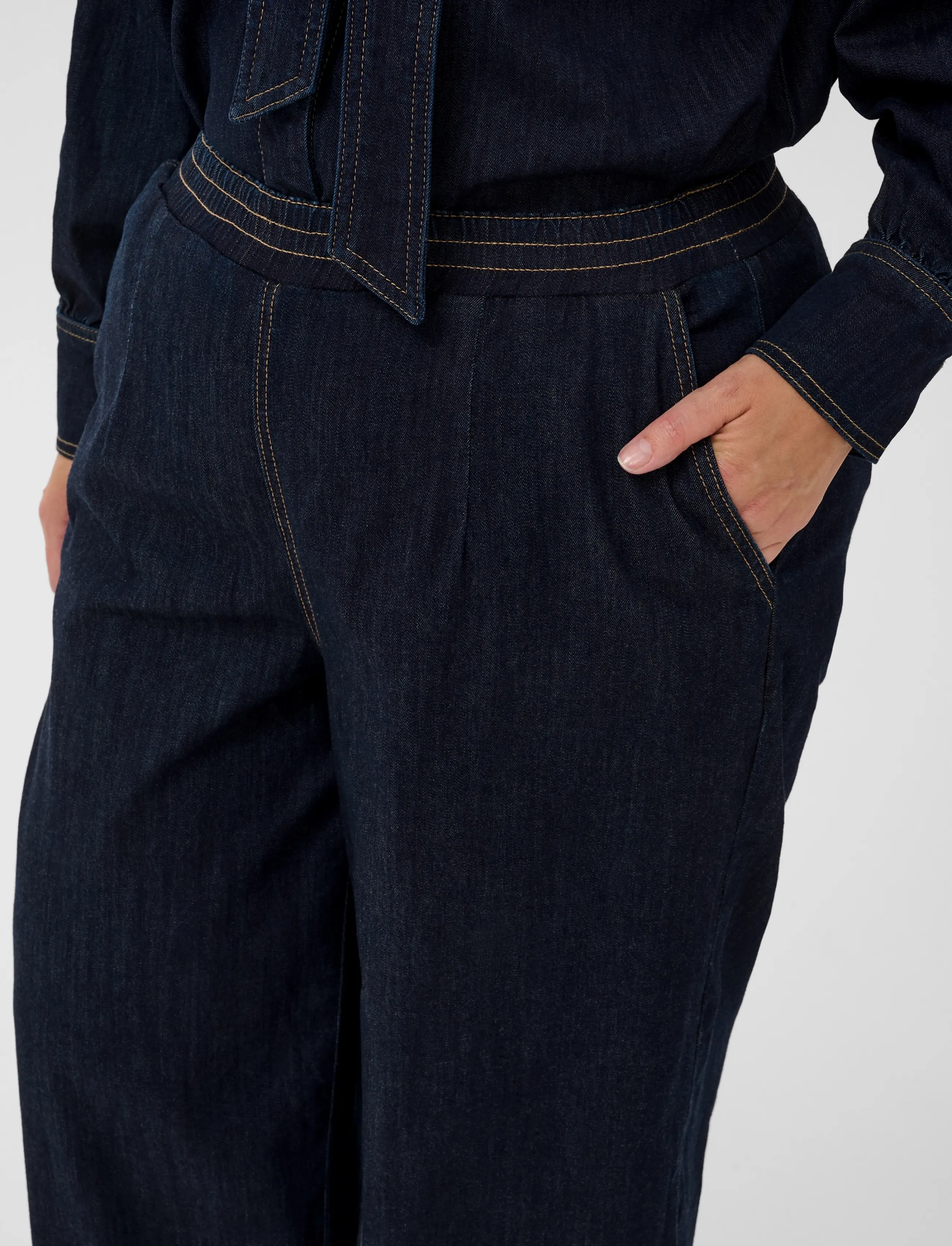 Kaffe Curve - KCmally Denim Jeans - raw blue denim - 5