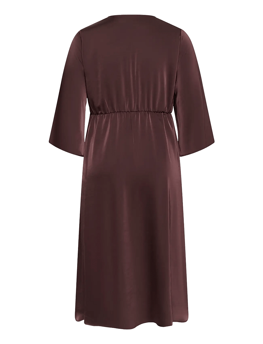 Kaffe Curve - KCgunhilda Dress - wickelkleider - fudge - 1