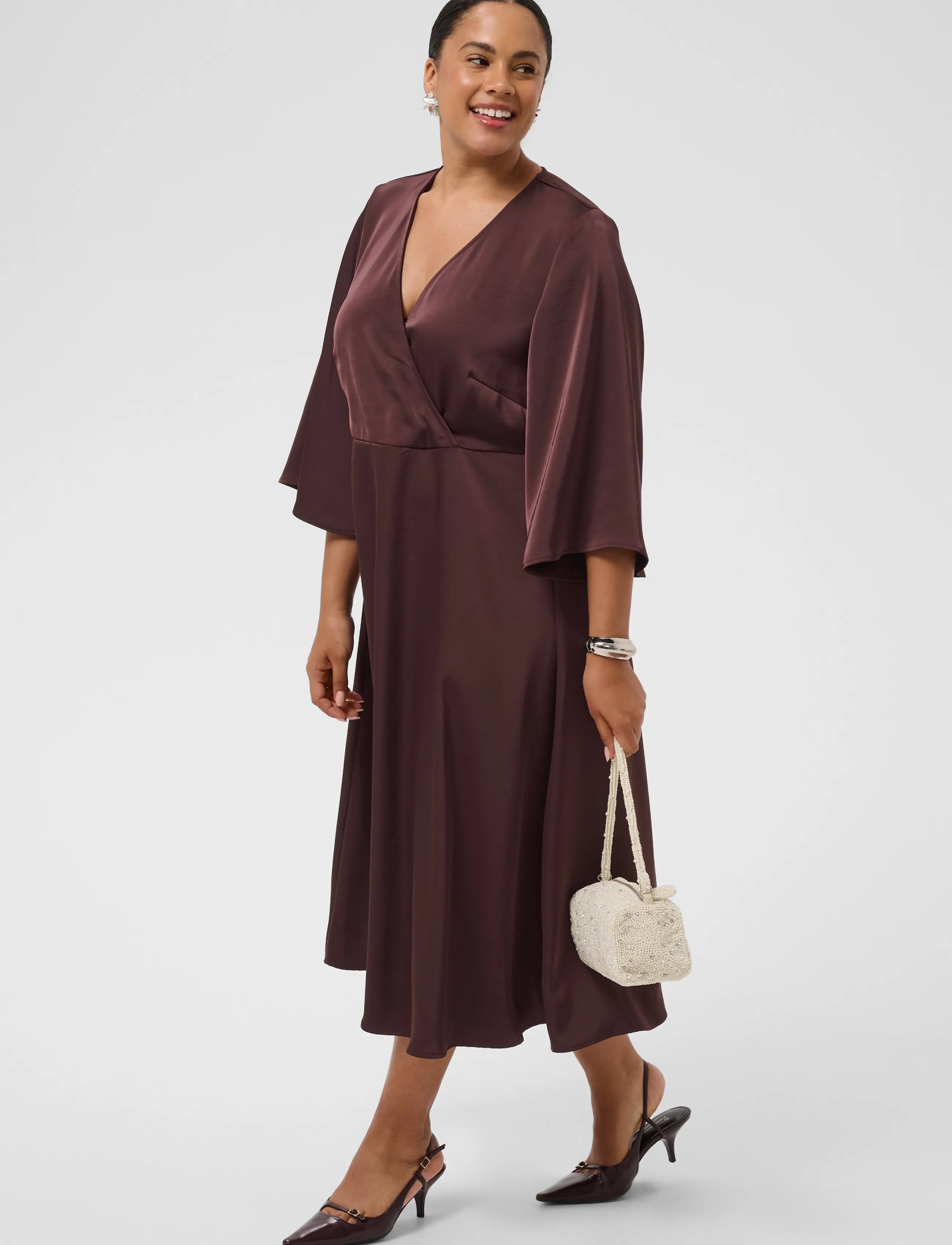 Kaffe Curve - KCgunhilda Dress - fudge - 1