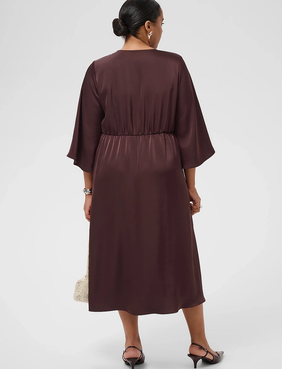 Kaffe Curve - KCgunhilda Dress - wickelkleider - fudge - 3