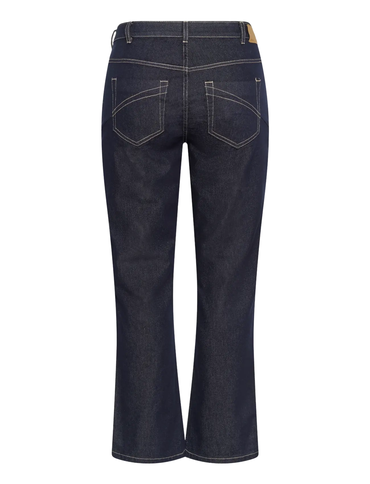 Kaffe Curve - KCflora Straight Full Lenght Jeans - gerade jeans - dark blue unwashed denim - 1