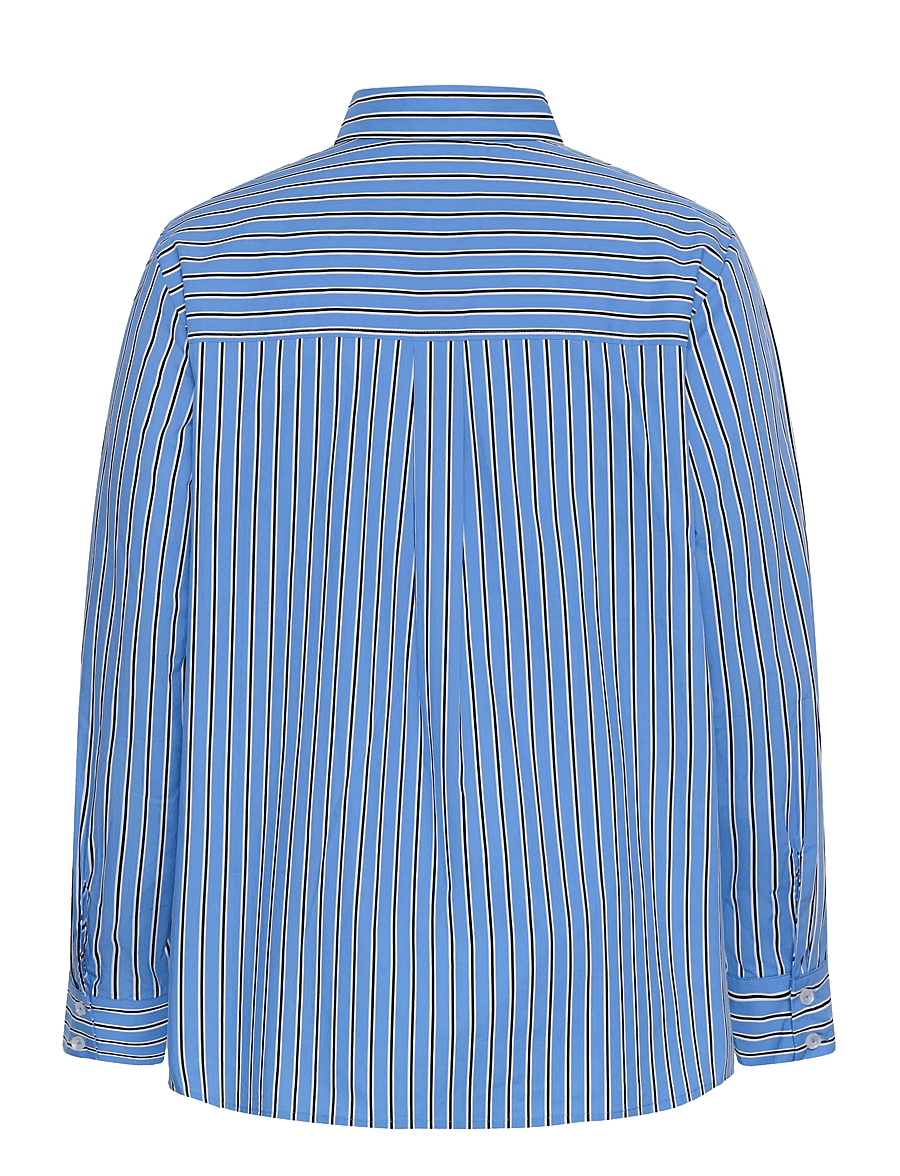 Kaffe Curve - KCsavina Shirt - langärmlige hemden - provance/chalk/black deep - 1